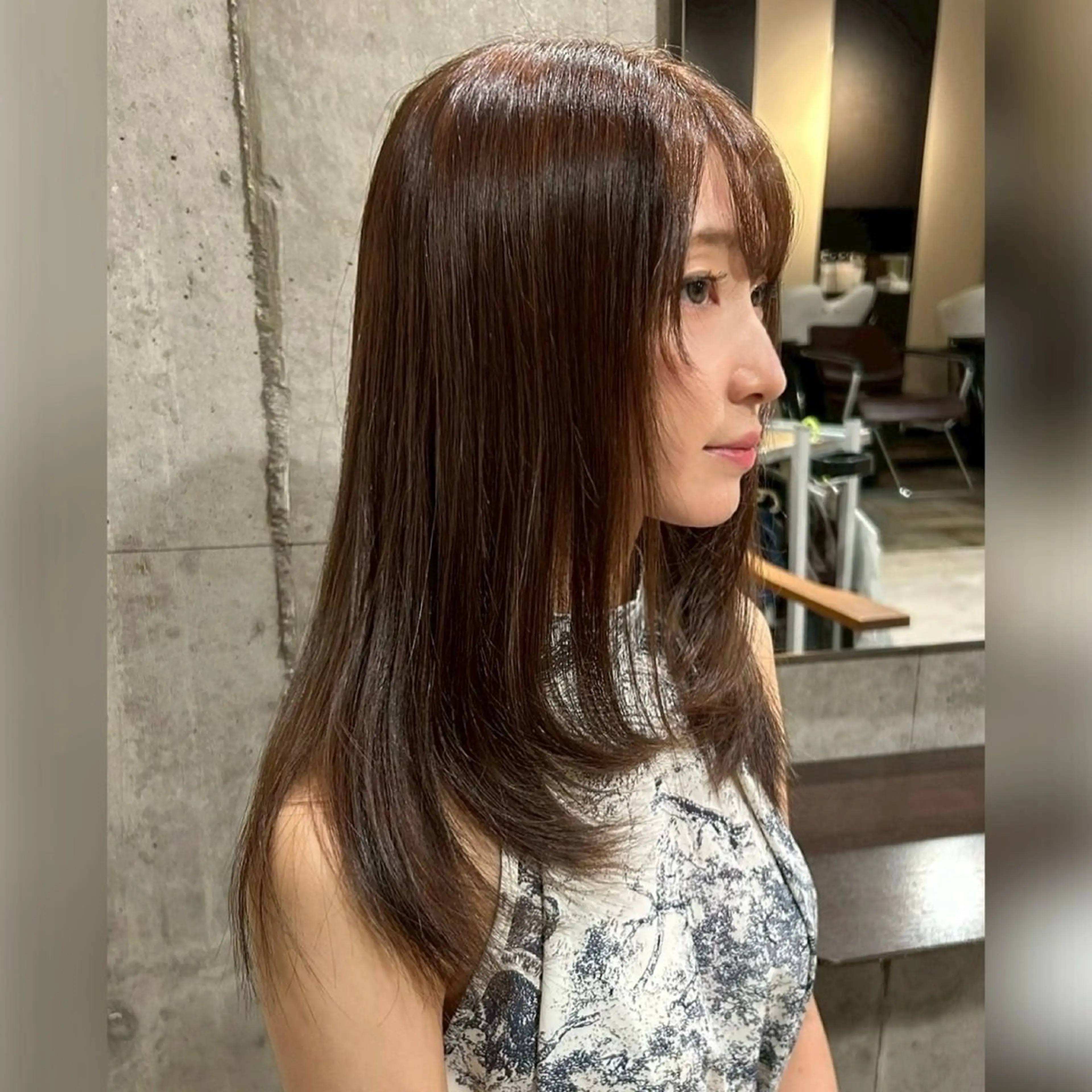 ロング レイヤーカット ローレイヤー Hair&Make PHAT所属・横山 洋幸のヘアスタイル