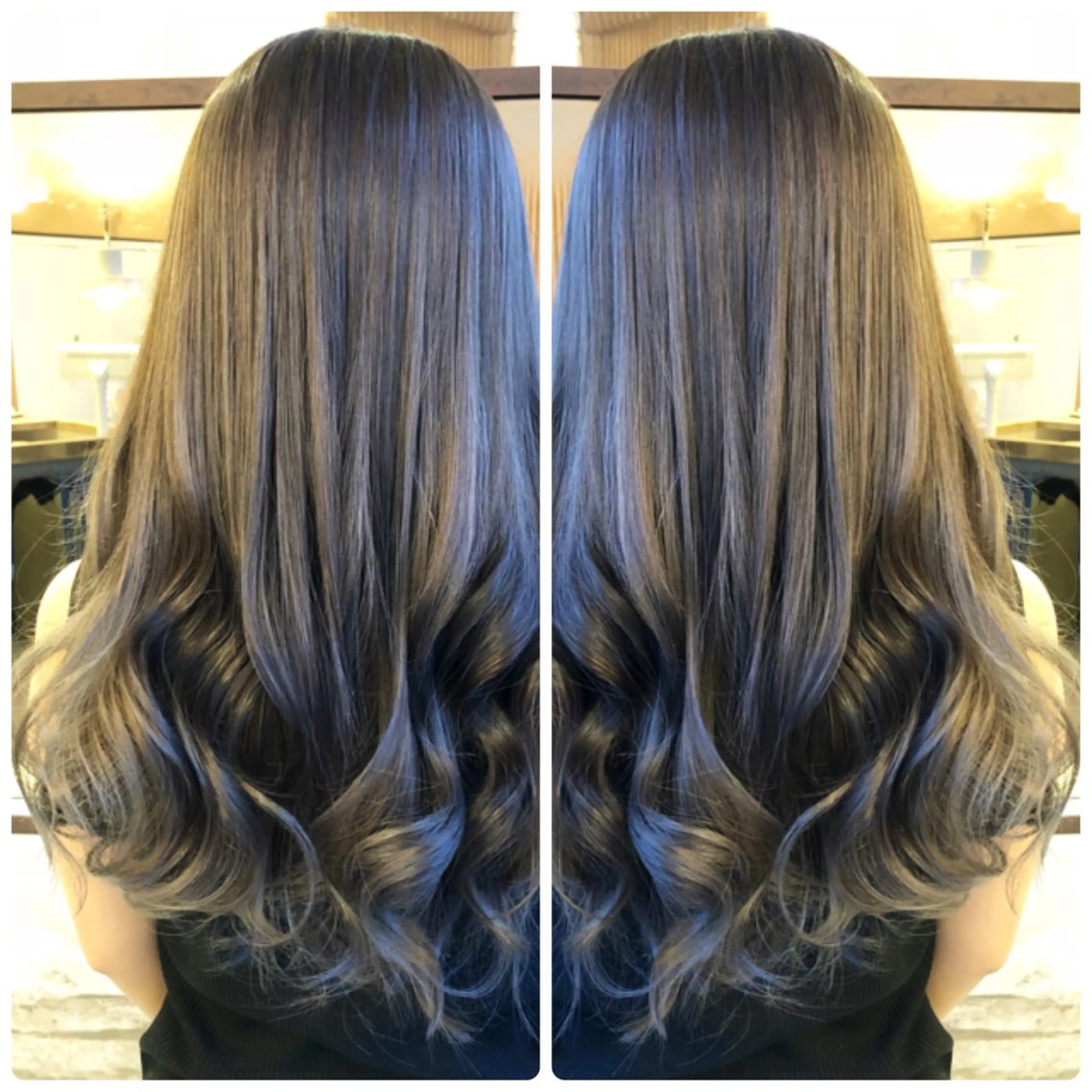 ロング カラー アッシュ カット ヘアカラー パーマ トリートメント 小山内 龍一郎 店長のヘアスタイル