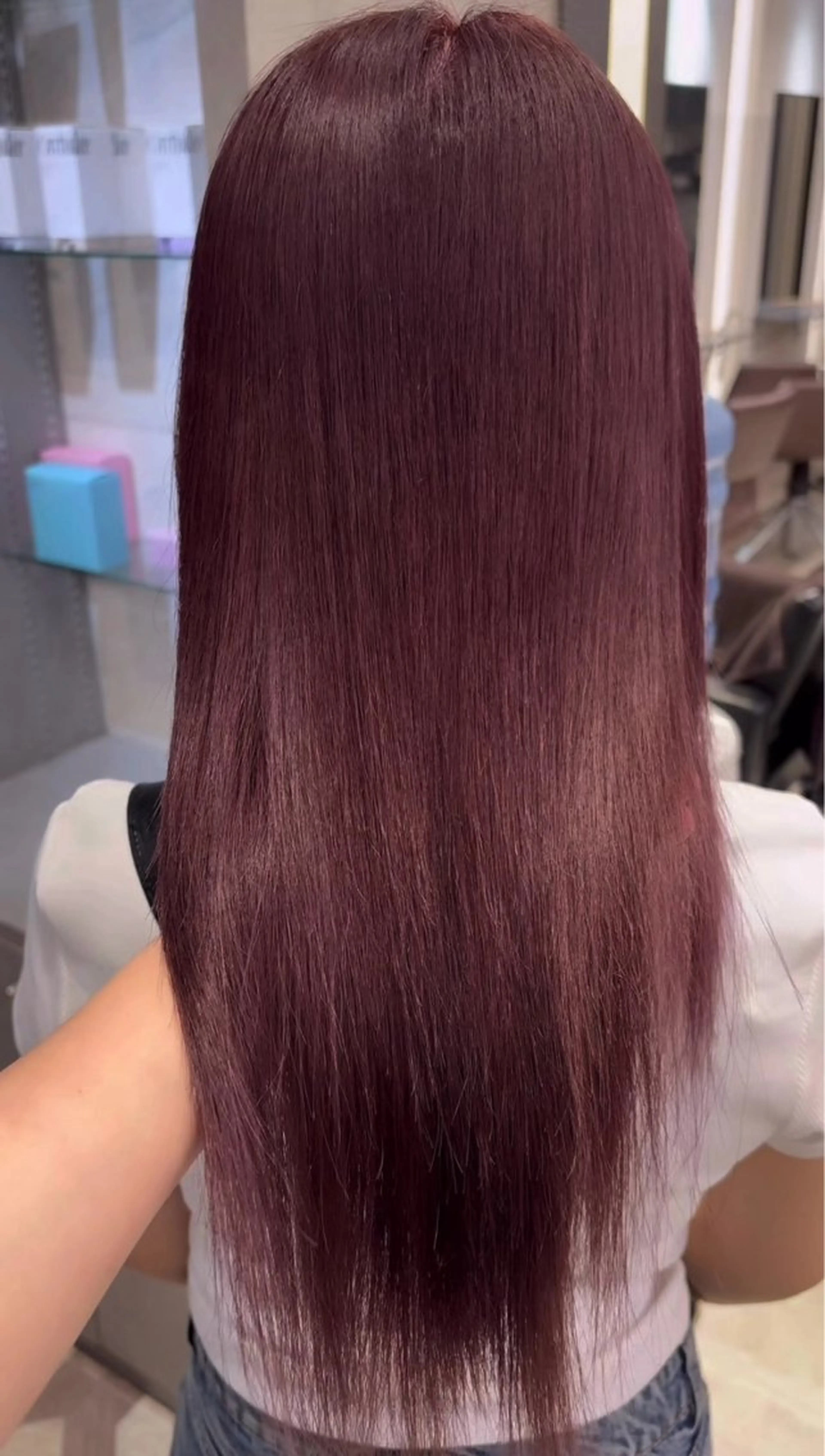 ロング カラー ミルクティー/ピンク /ブロンド 咲良のヘアスタイル