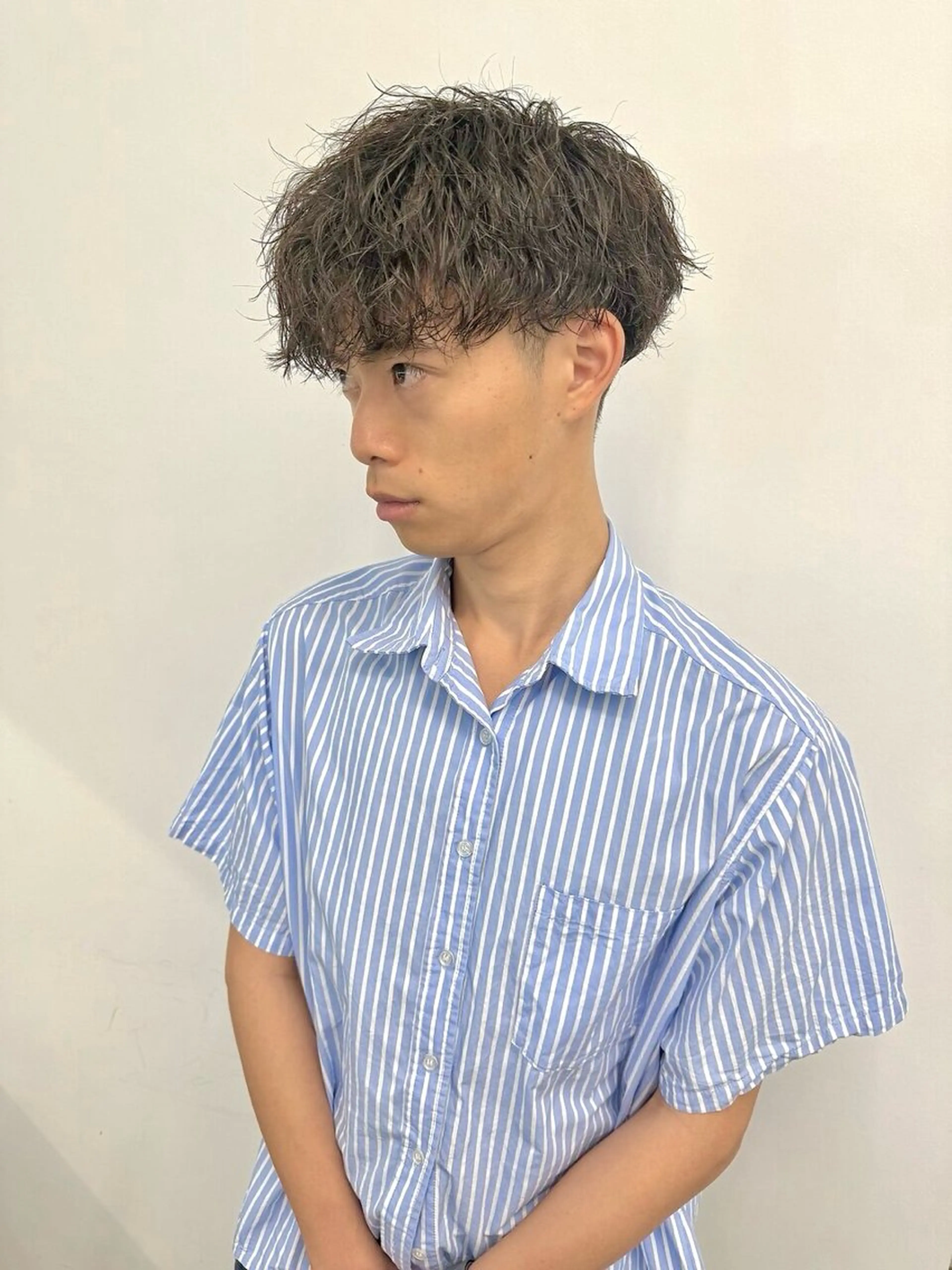 ショート パーマ メンズ メンズパーマ ツイストスパイラルパーマ スパイラルパーマ カット パーマ 📍葛西りんたろう/ ENVのヘアスタイル