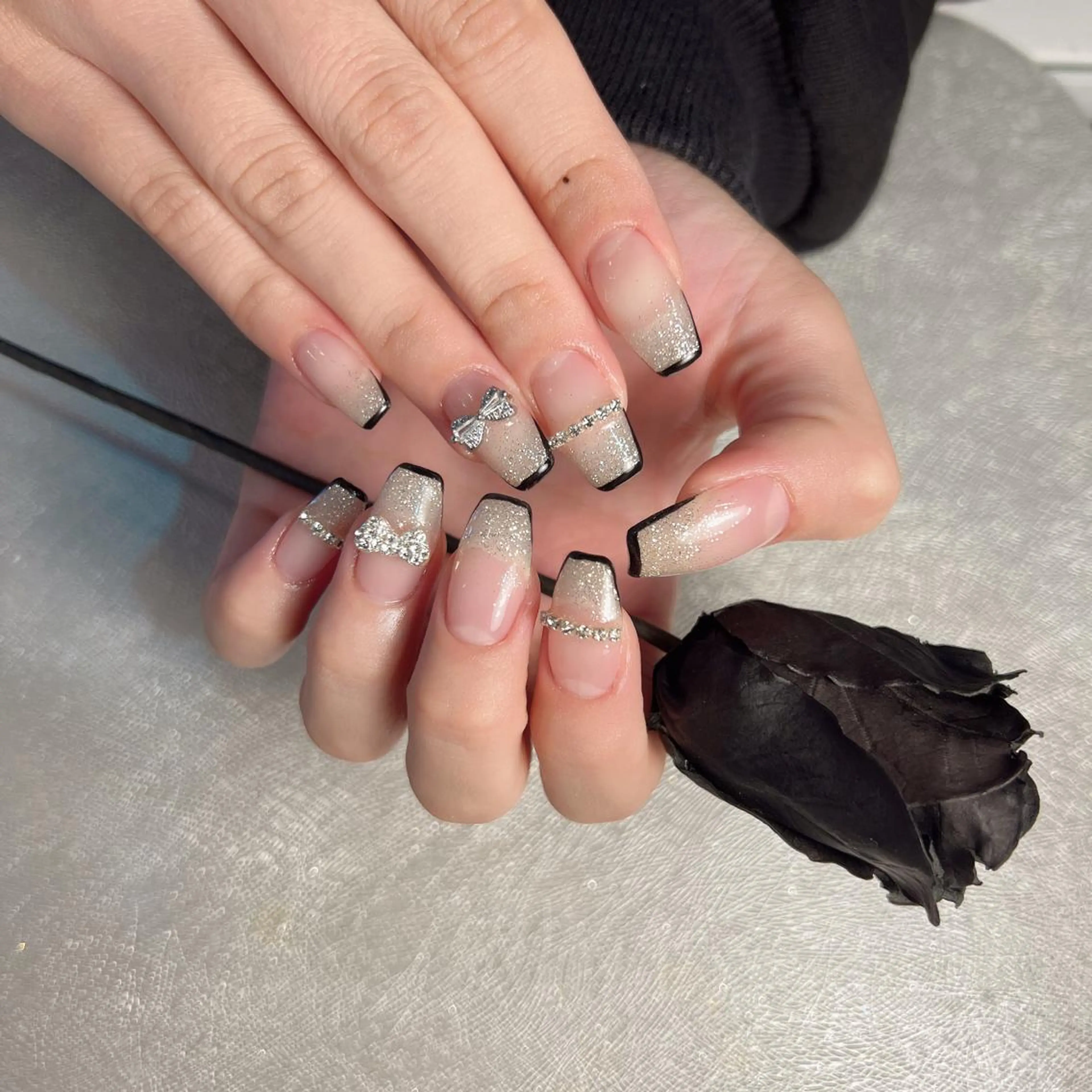 ネイル リボン You&Me Yukiのネイルデザイン