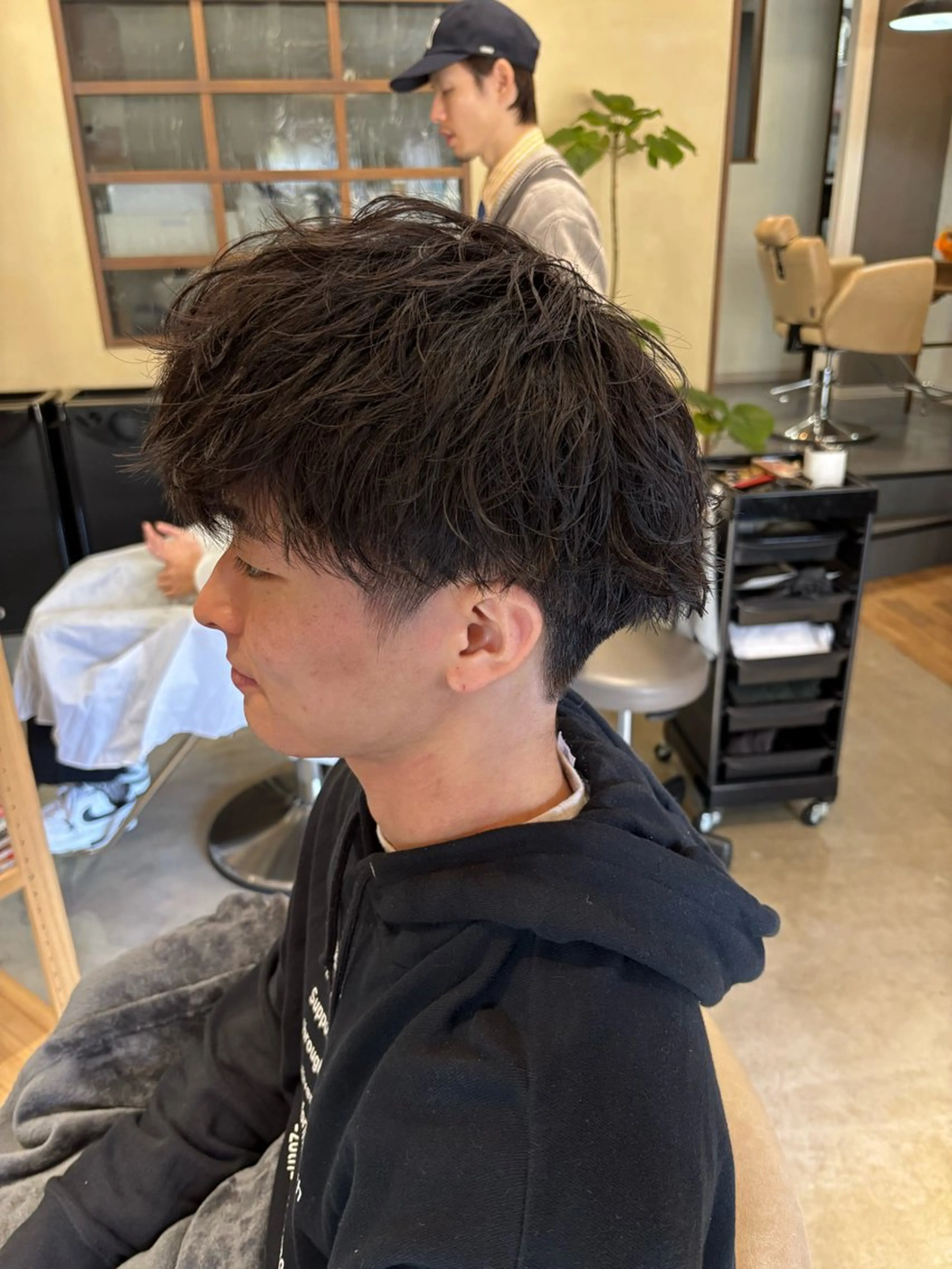 ショート メンズ カット パーマ 鹿児島 TSUBASAのヘアスタイル