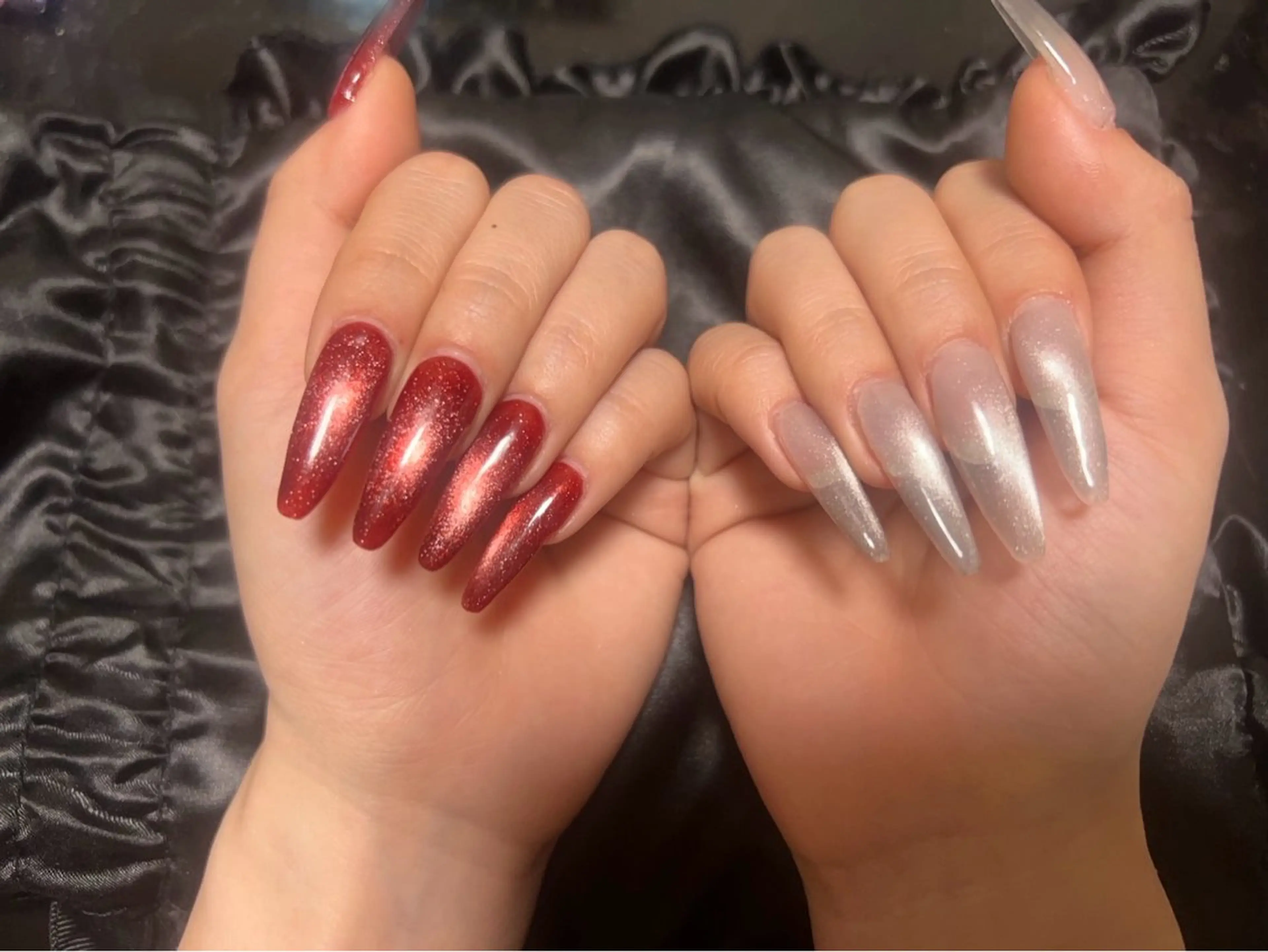 ネイル 韓国ネイル マグネットネイル ワンホンネイル Spadenail所属・Spade nailのネイルデザイン