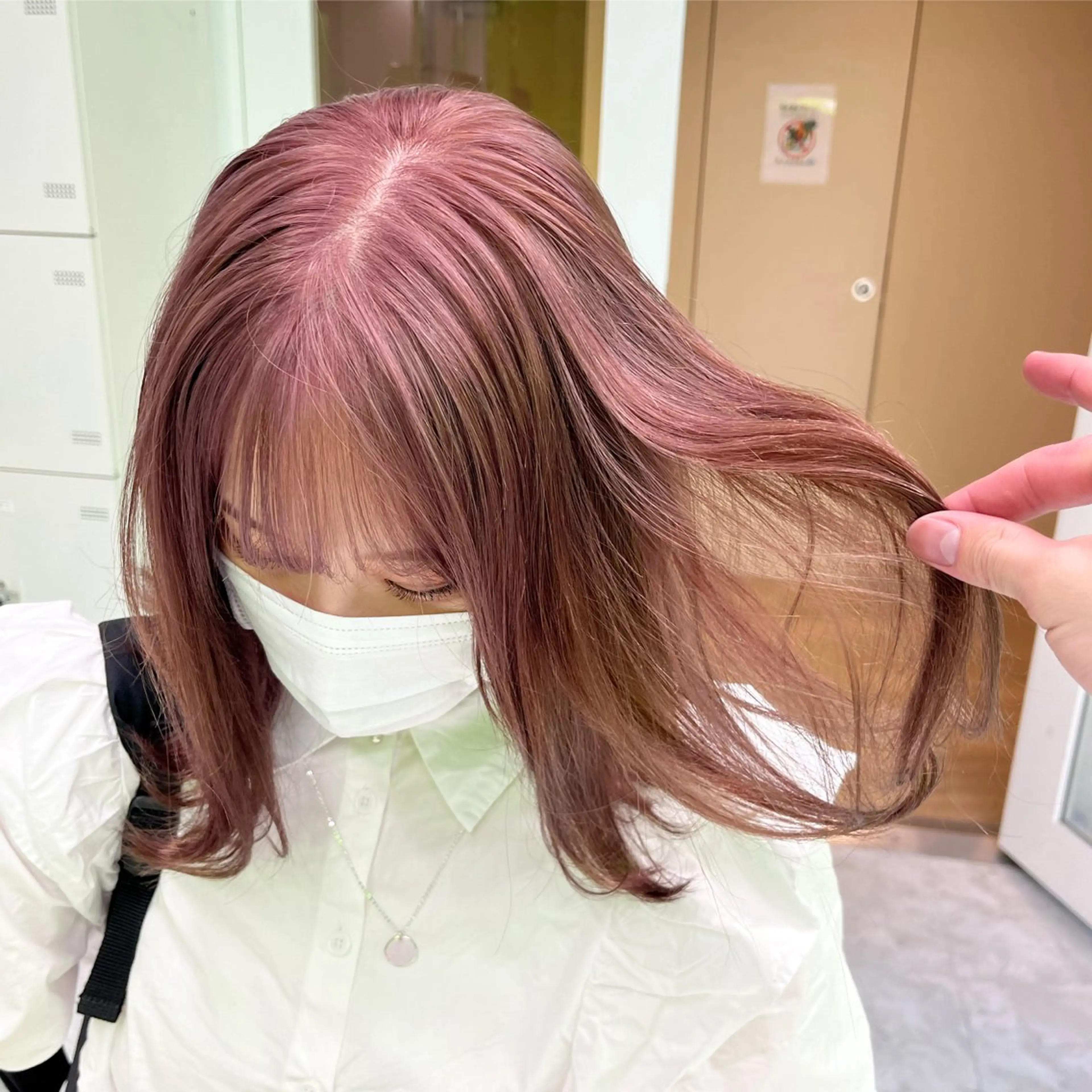 カラー ヘアカラー 似合わせ💗透け感 💗うる艶カラー💗のヘアスタイル