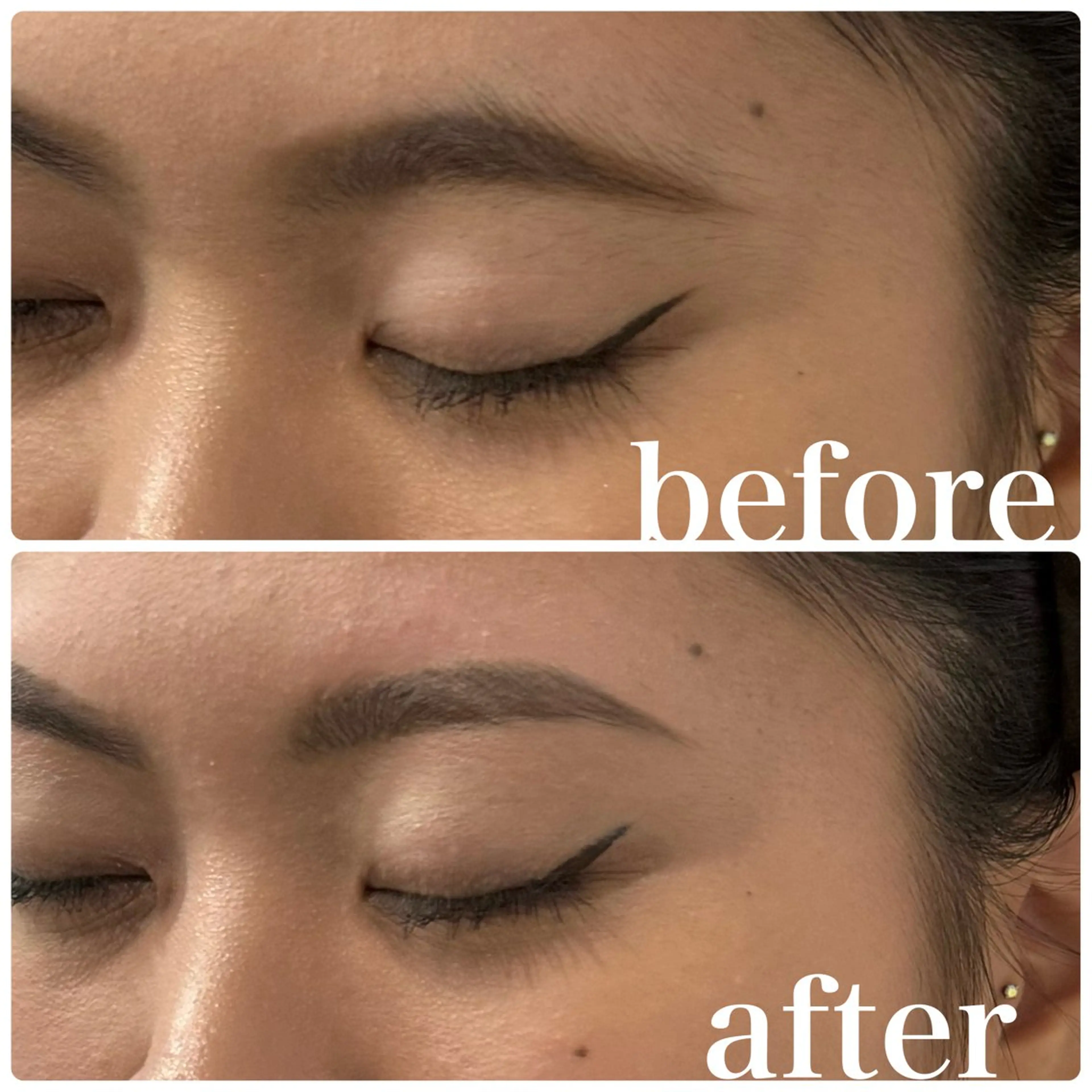 メンズ アイブロウ メンズパーマ 眉カット ハリウッドブロウリフト メンズアイブロウ 眉毛ワックス脱毛 ar+  hair salon所属・眉毛専門店✨ar+ 新宿 NARUMIの眉毛・アイブロウイメージ