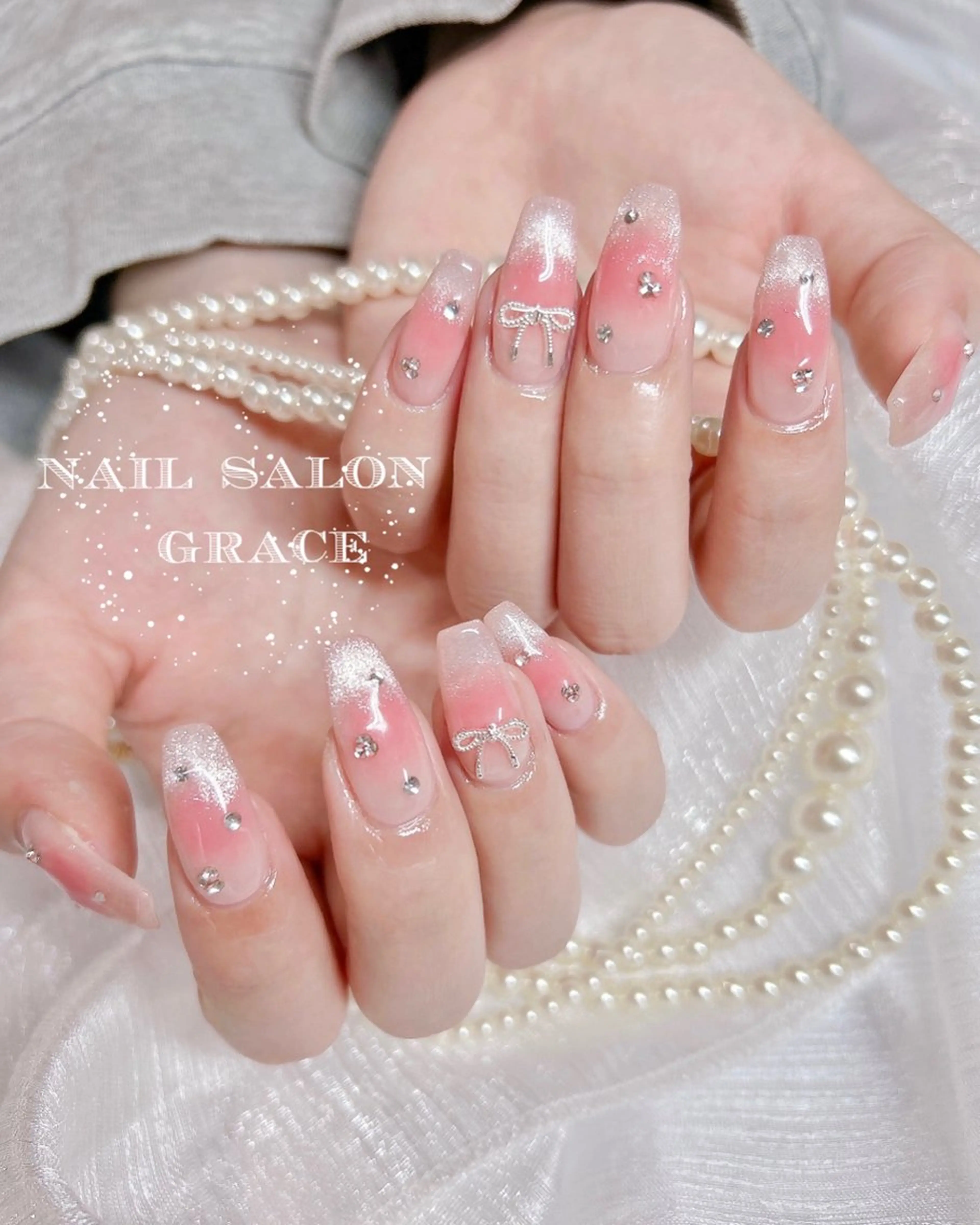 ネイル チークネイル ハンドネイル nailsalon GRACE所属・GRACE nailのネイルデザイン