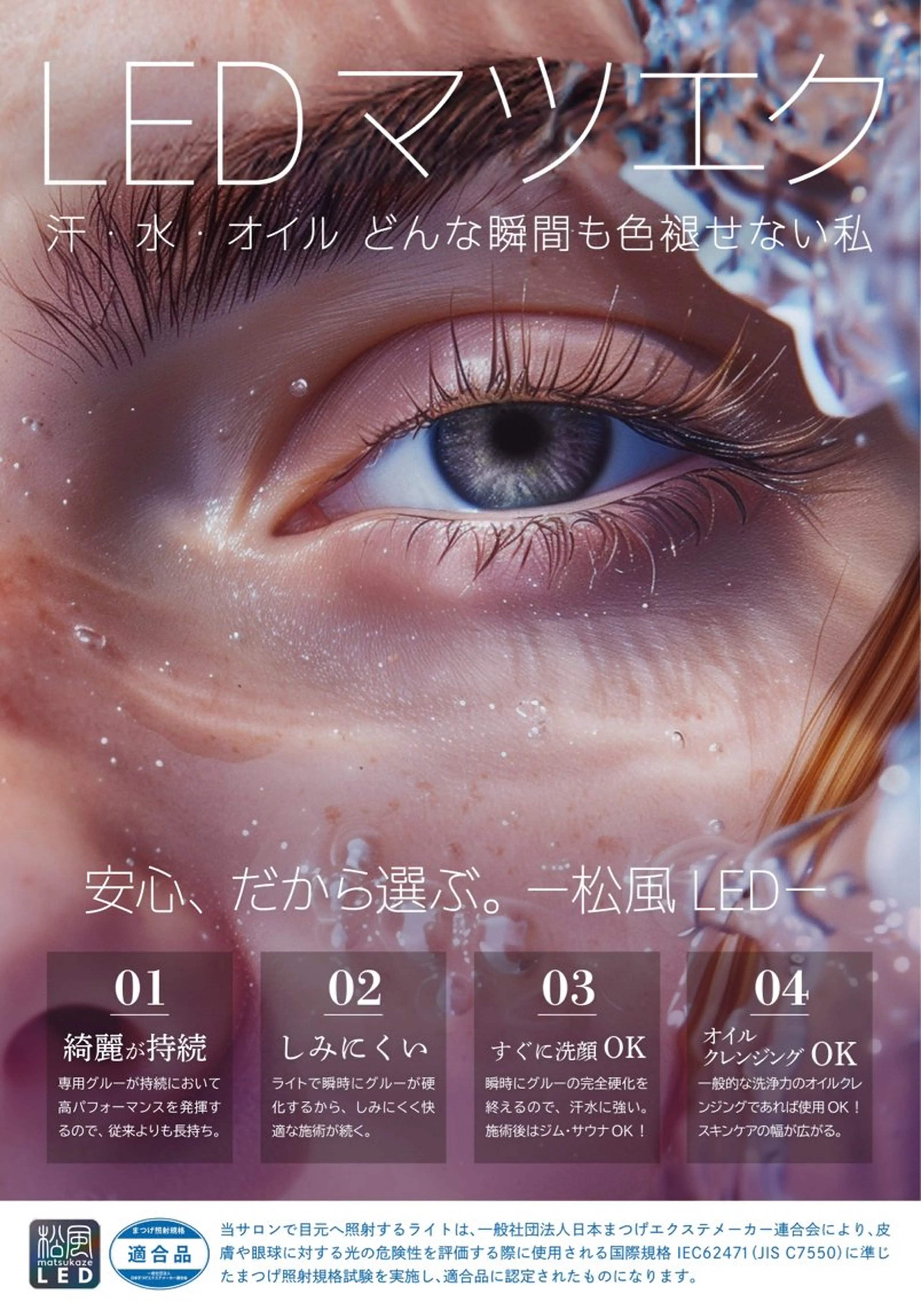 LEDフラットラッシュ120本（オフ込み）の写真