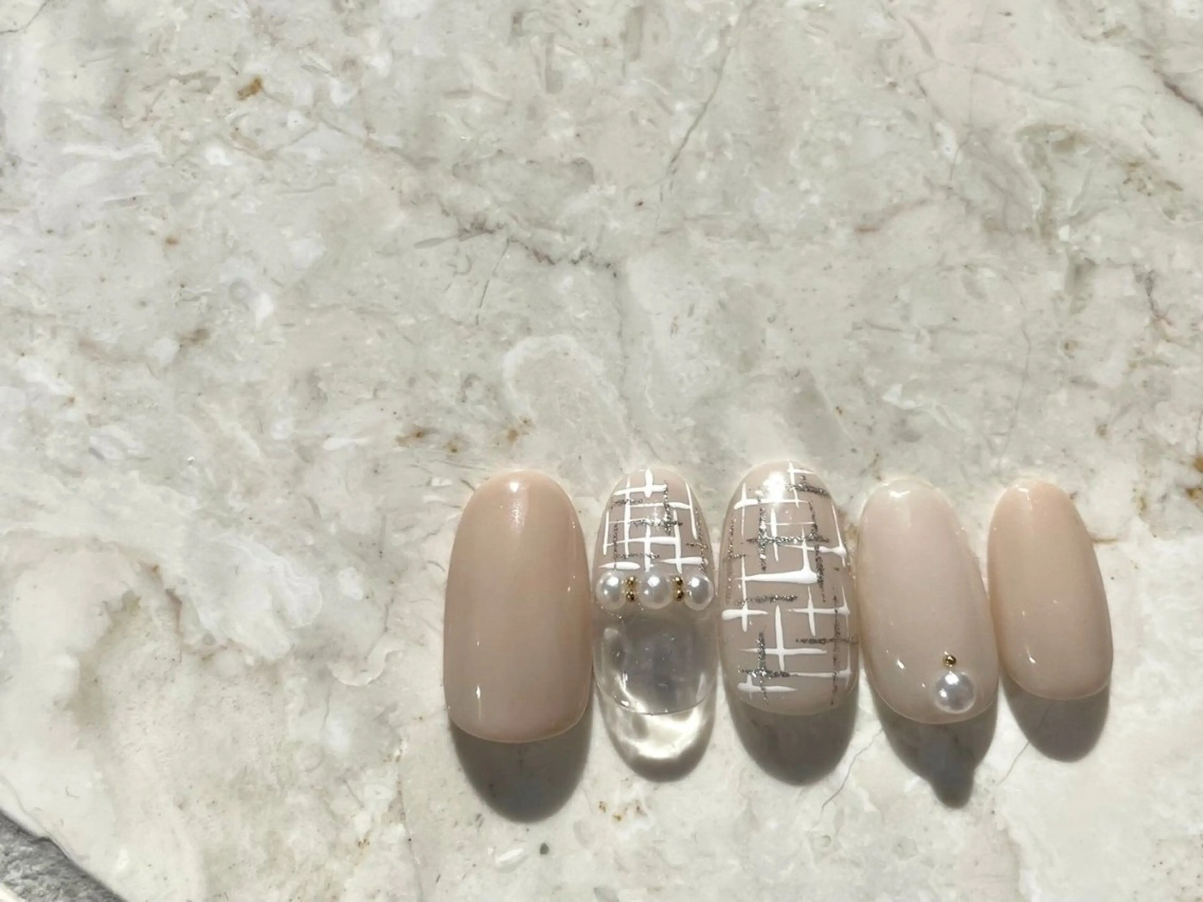 ネイル ⭐︎休業中の練習⭐︎ JNA認定講師髙橋のネイルデザイン