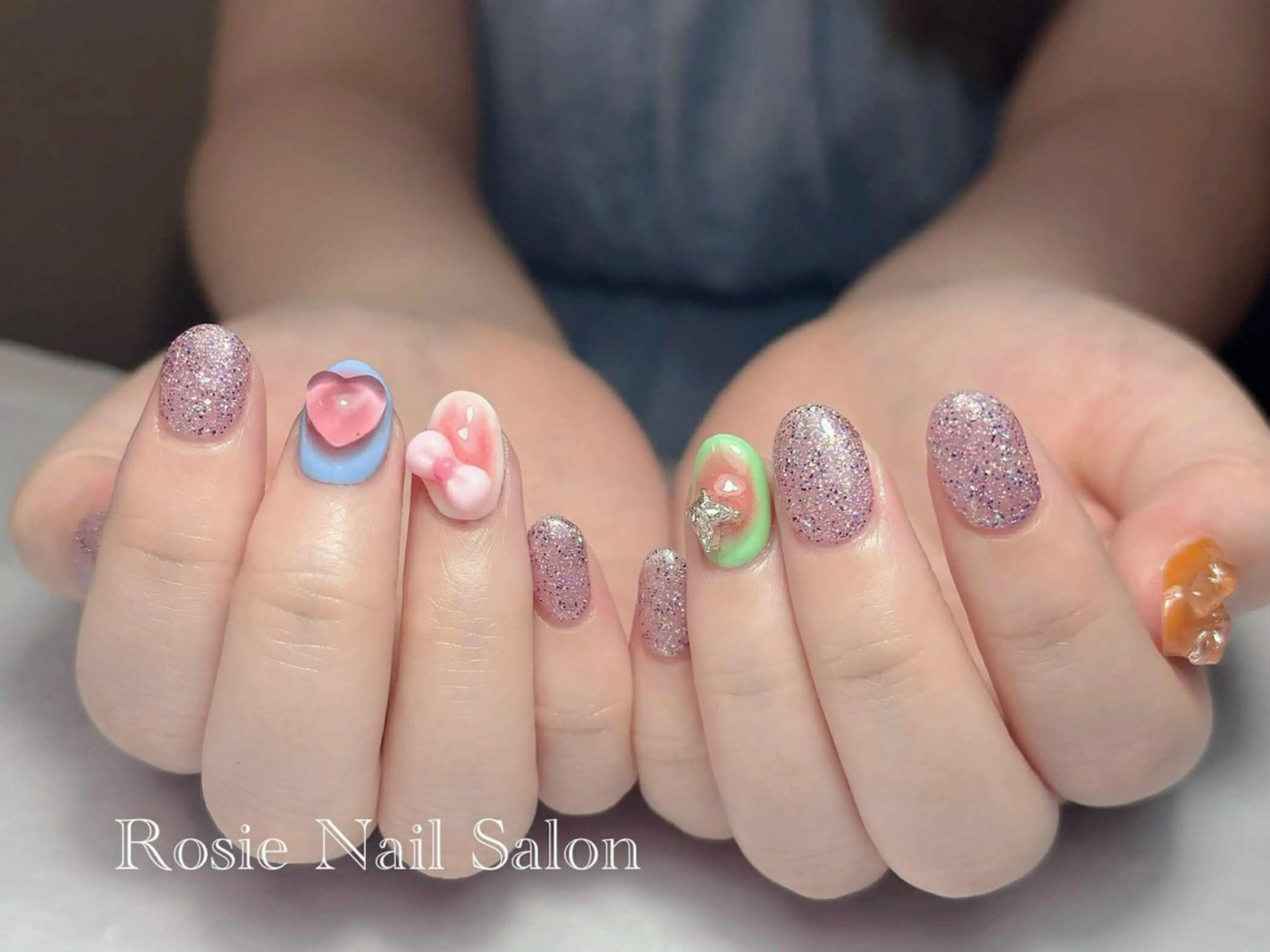 カラー Rosie Nail サロン南越谷のネイルデザイン