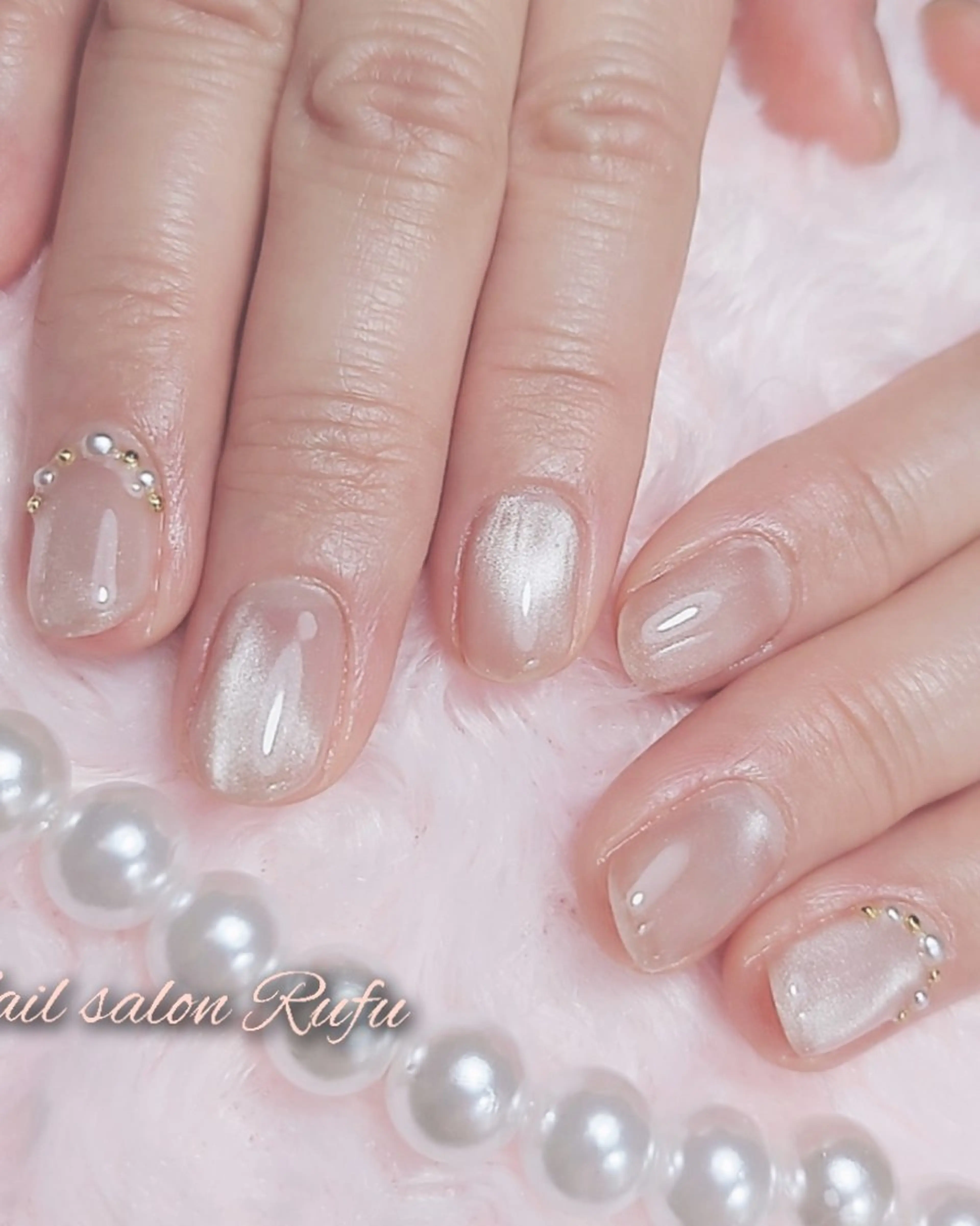 ネイル マグネットネイル ハンドネイル Nail salon　Rufu所属・Nail Salon  Rufu【ルフ】のネイルデザイン