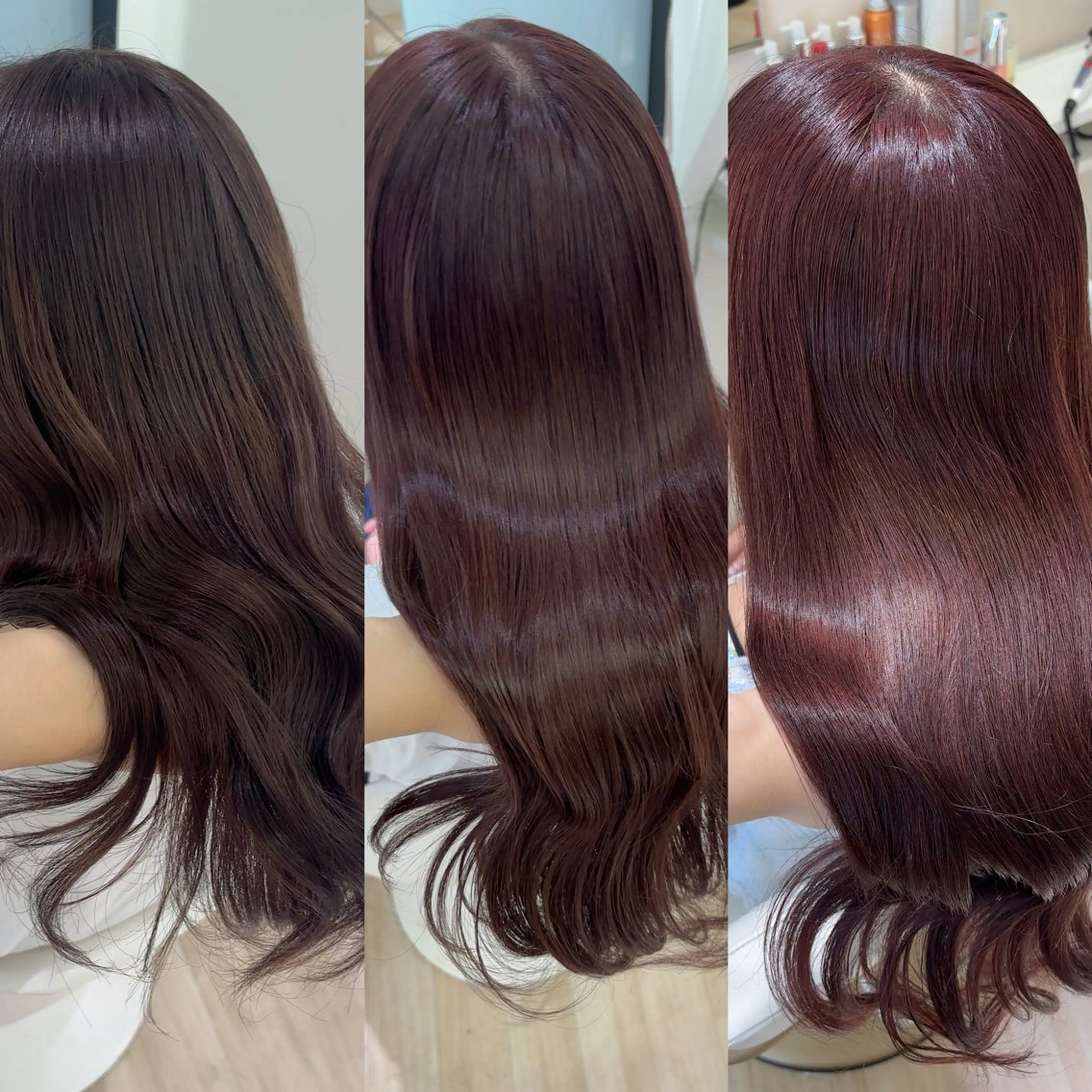 ロング カラー ParveMix 岡本えりかのヘアスタイル