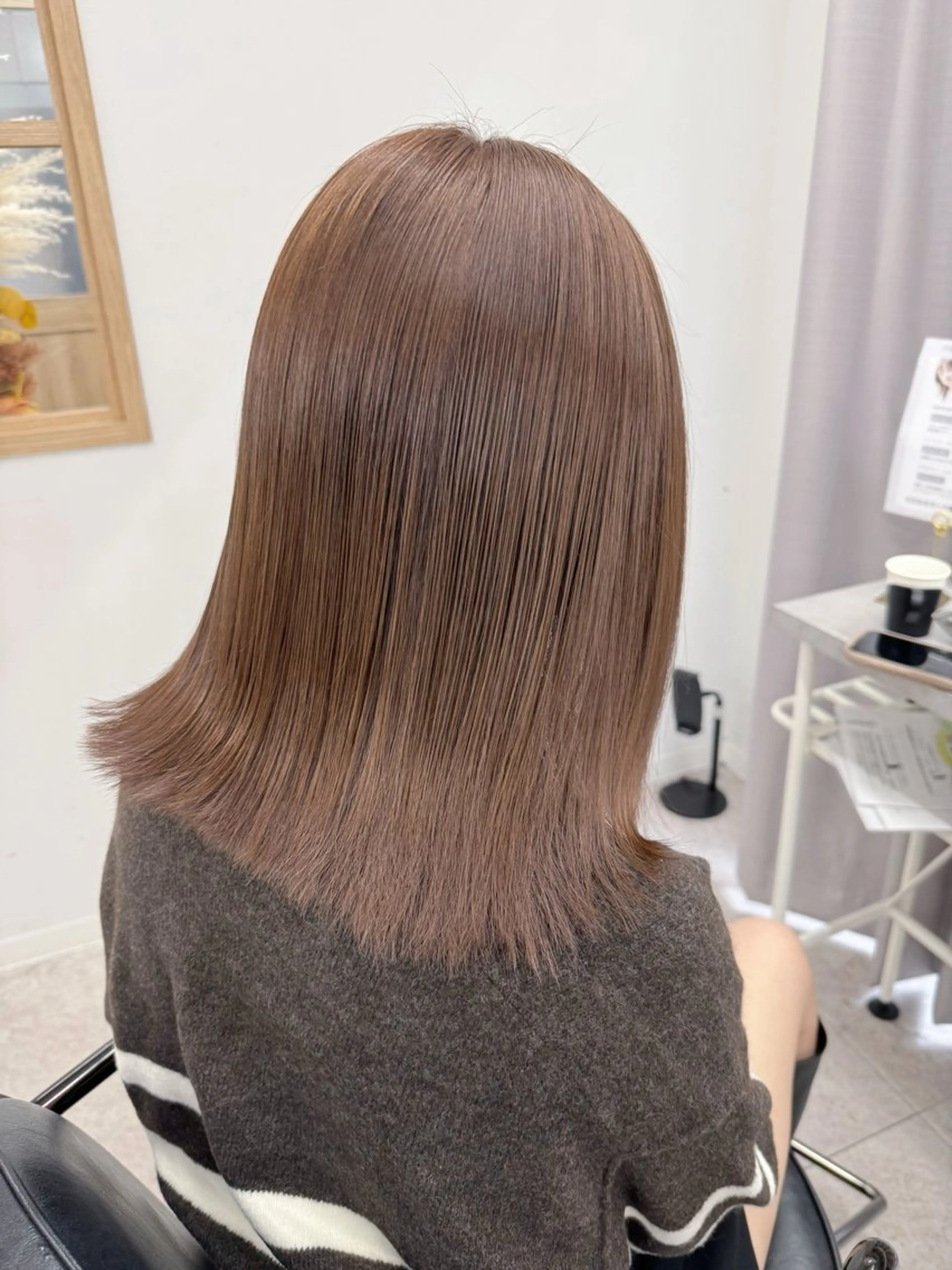 ミディアム カラー ベージュカラー ブラウンカラー ブラウンベージュ 髪質改善 トリートメント カット ヘアカラー トリートメント Deseo 髪質改善 店長🫧ダイトのヘアスタイル