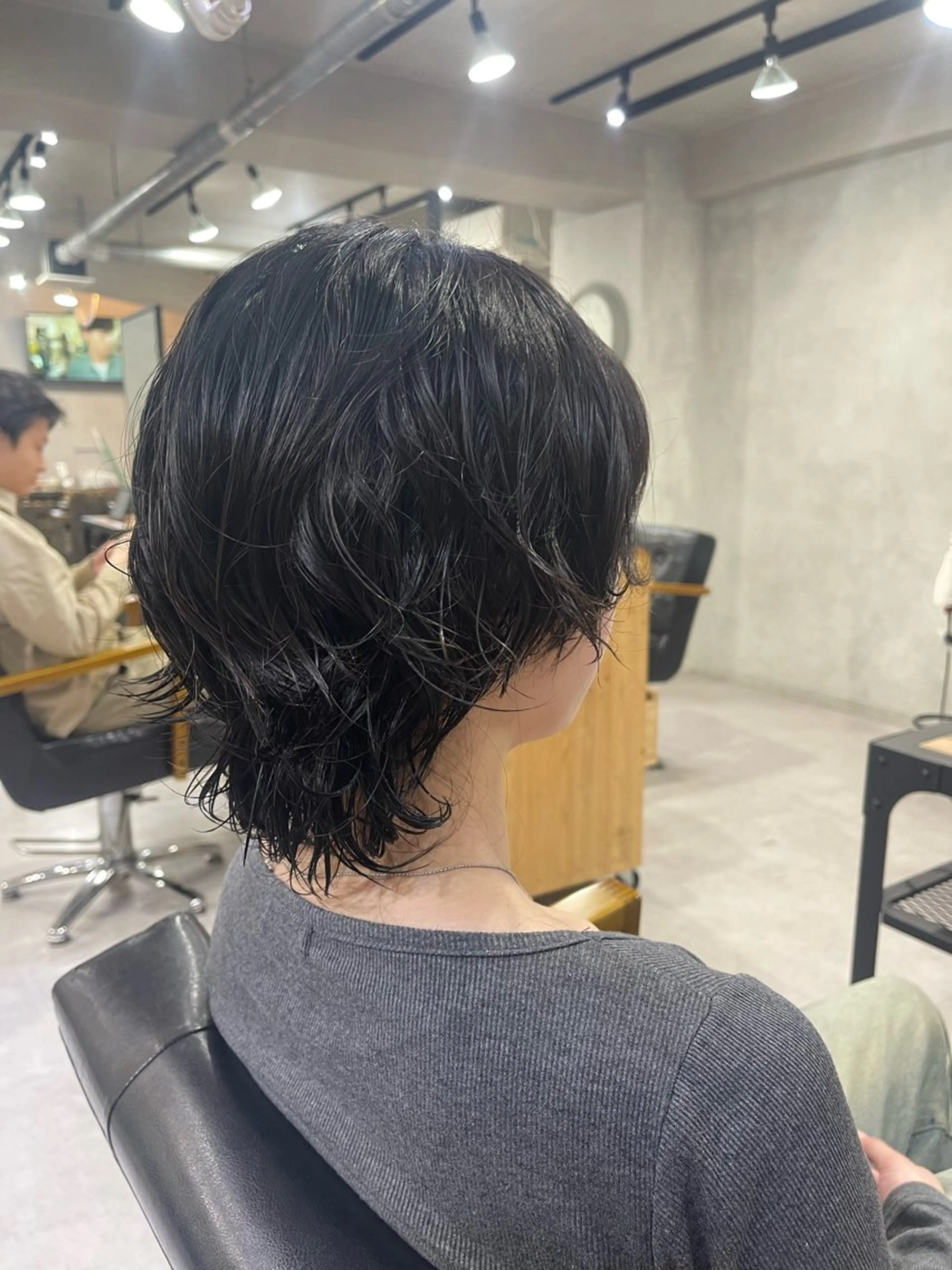 ミディアム ミディアムパーマ ウルフカット ACT仙台店所属・lena🎀 透明感カラー/韓国風のヘアスタイル