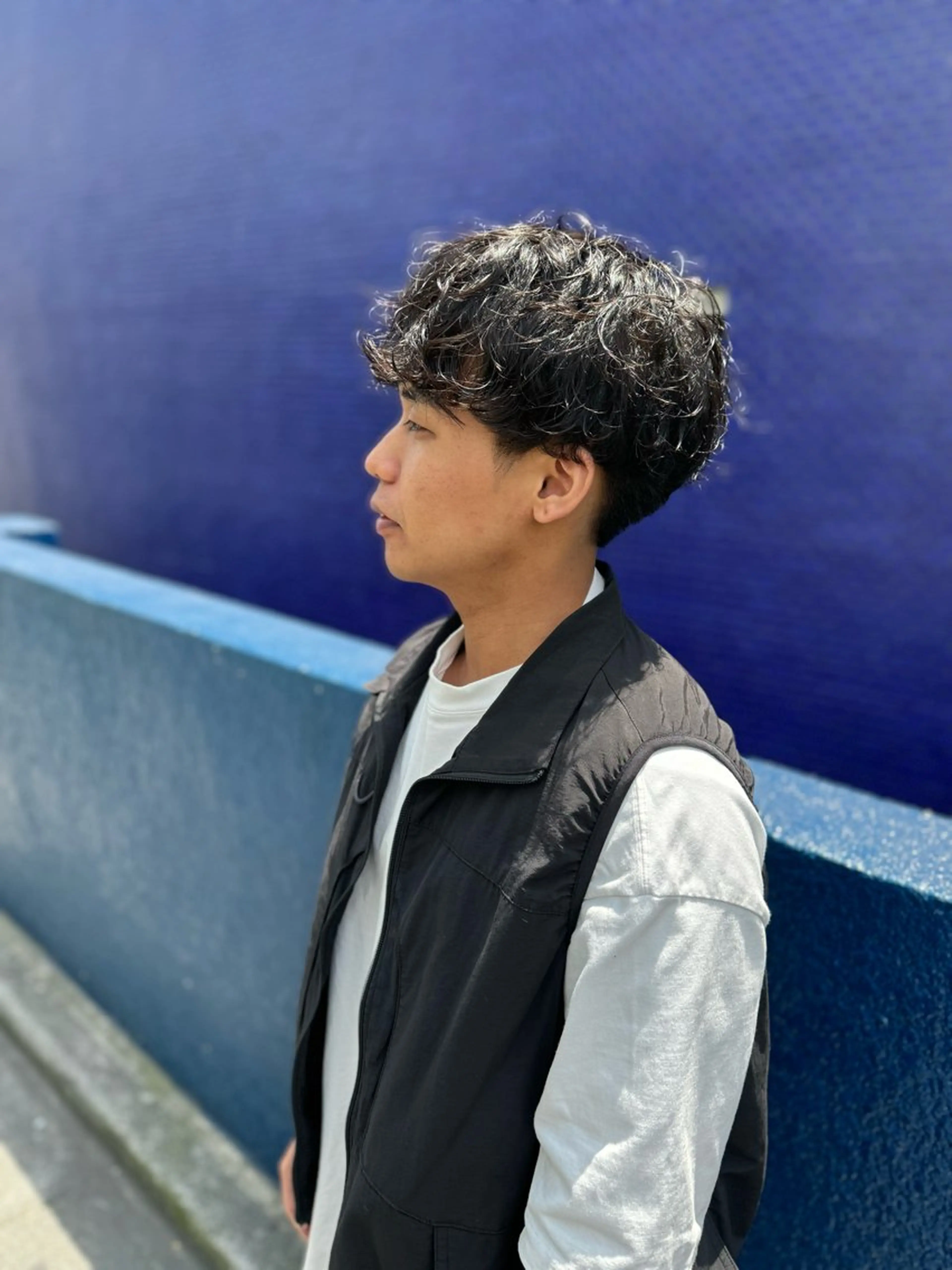 ショート パーマ ヘアアレンジ メンズ メンズパーマ カット パーマ CHIC share salon所属・ちこ .のヘアスタイル