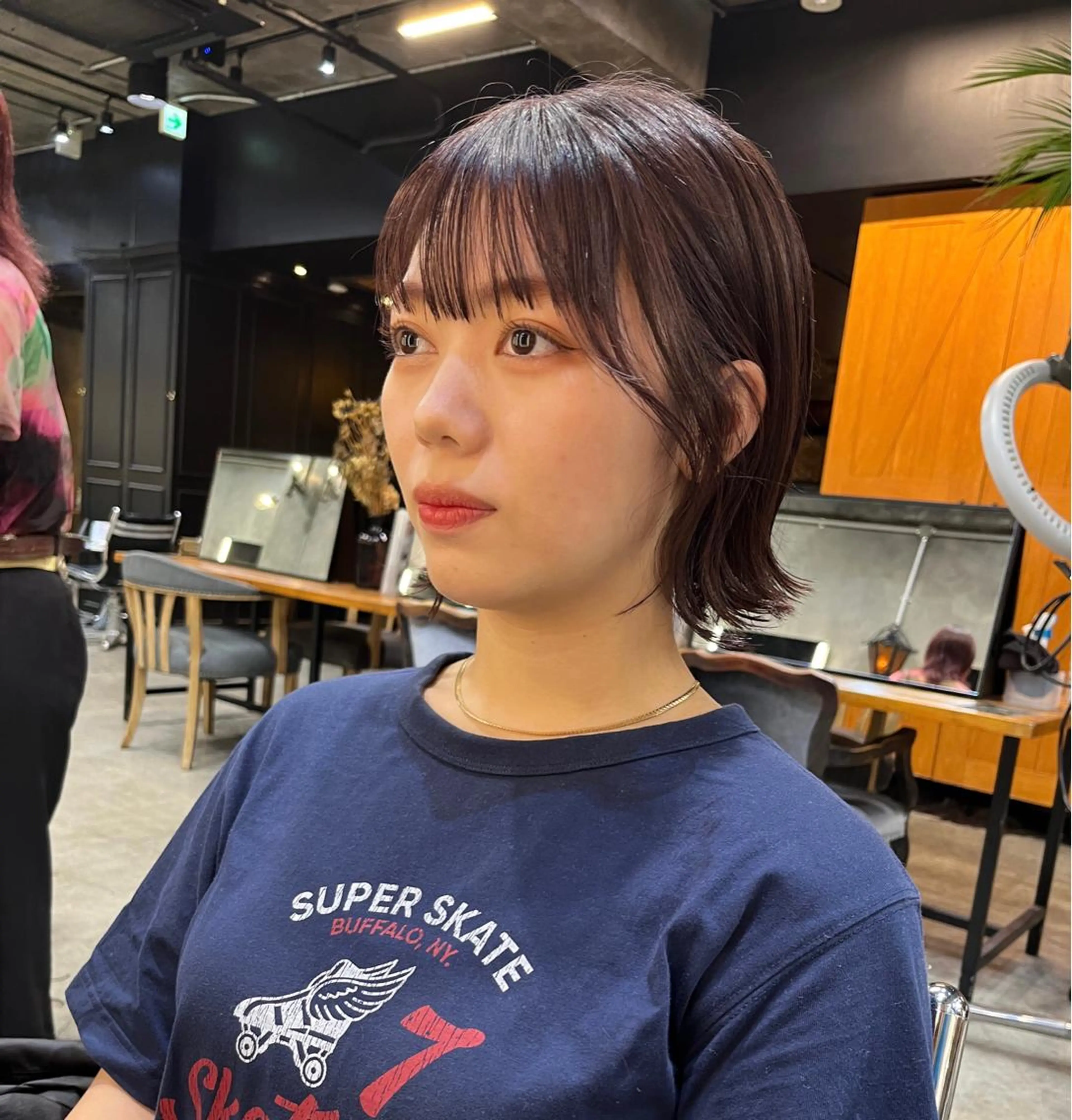 セミロング カラー HAIR MAKE  miel所属・🫧透明感カラー🫧 SHINSEIのヘアスタイル