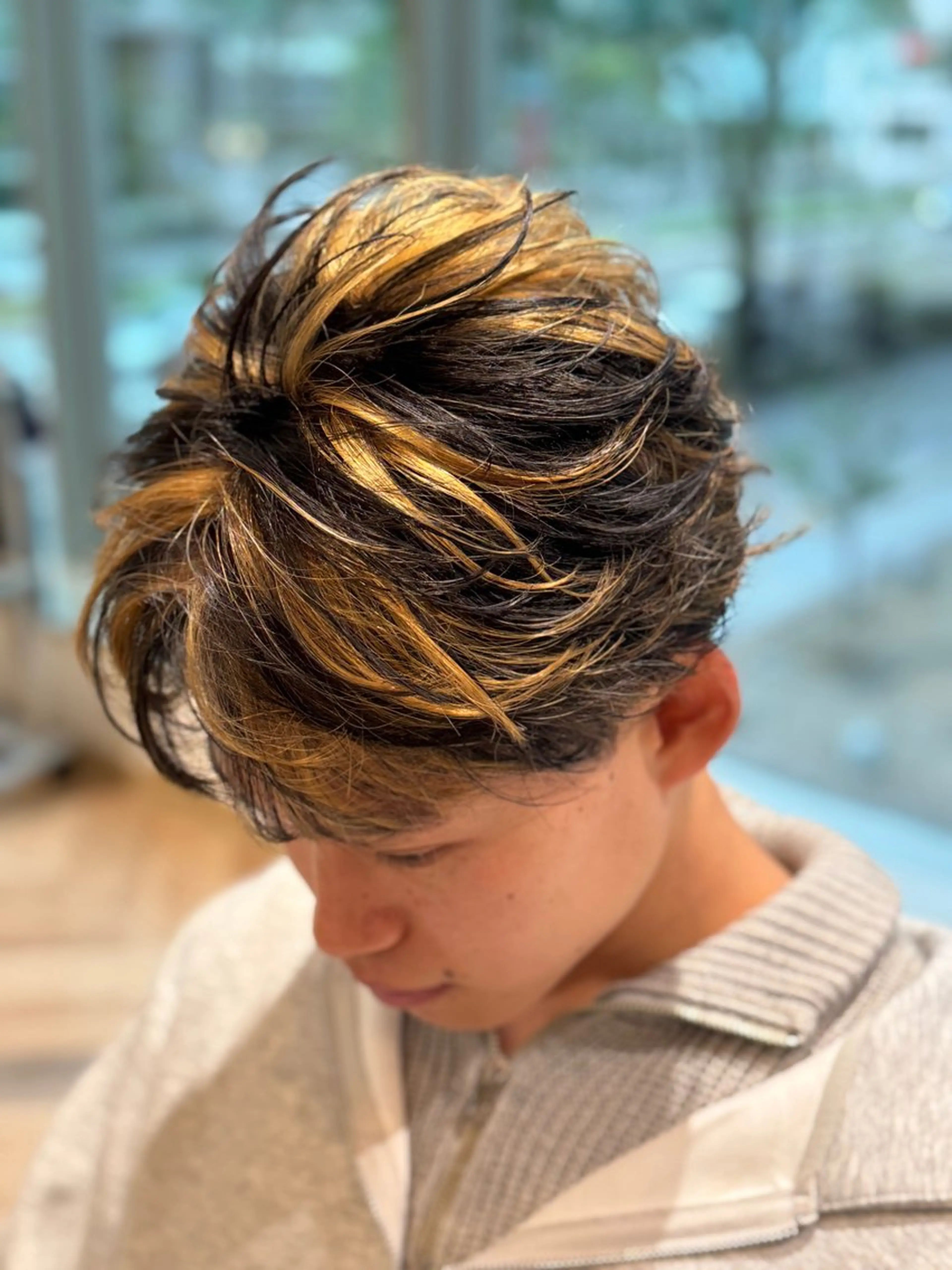 ハイライト【メッシュ】＋カラー＋カットの写真