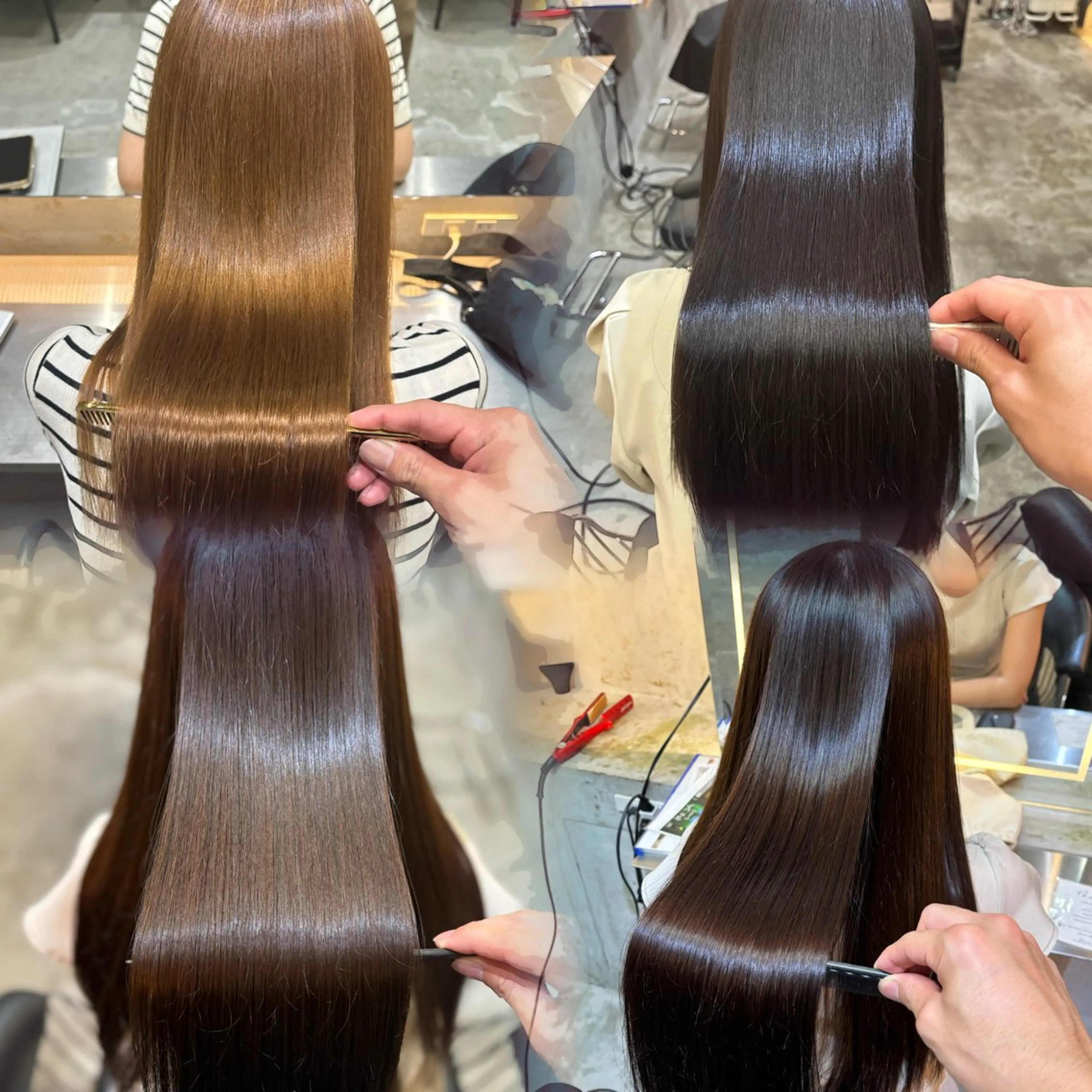 ロング 縮毛矯正 Lond表参道店所属・うる艶縮毛カラー✨ たいよう☀️のヘアスタイル