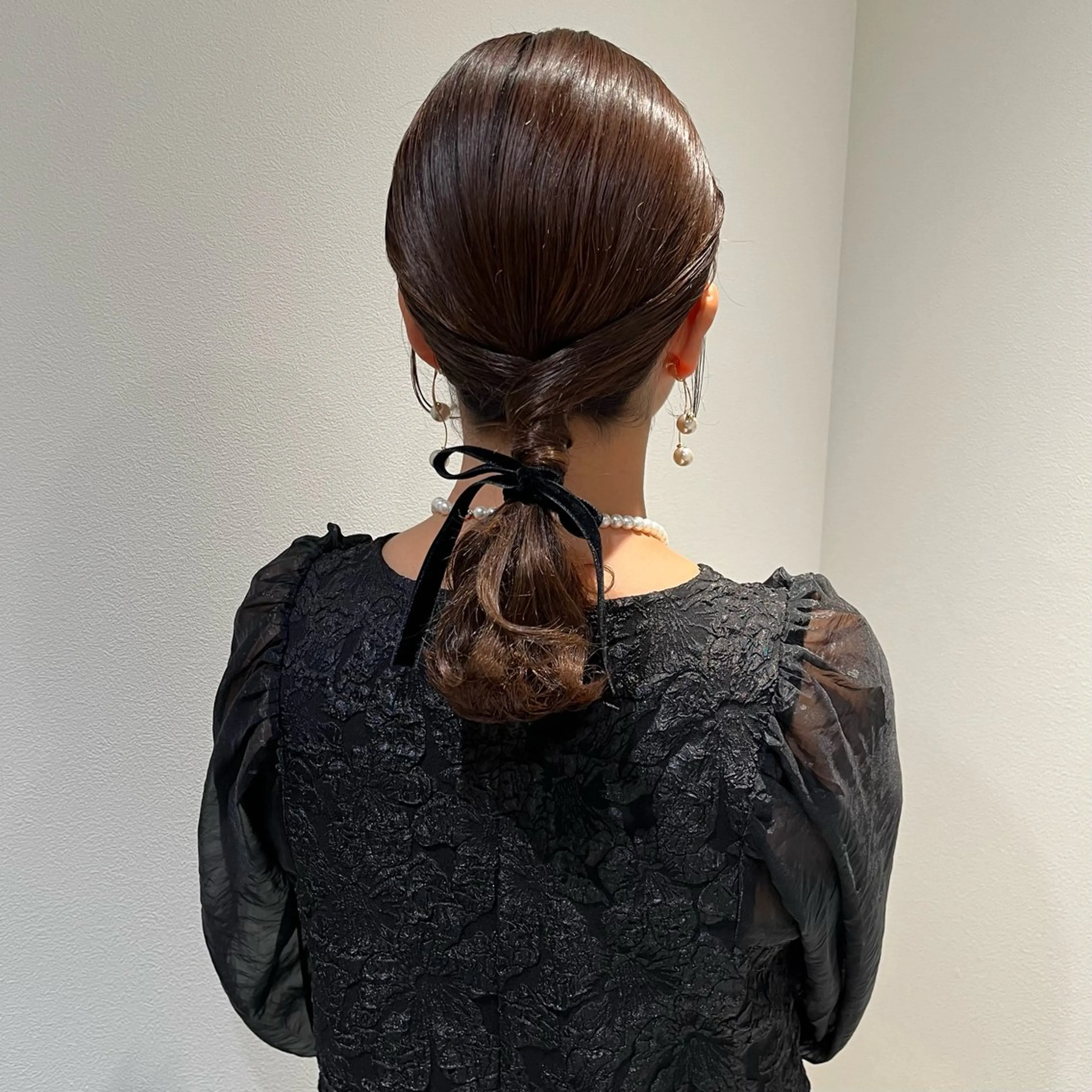 セミロング ヘアアレンジ ヘアセット 🫧tomoka 透明感カラー🫧のヘアスタイル