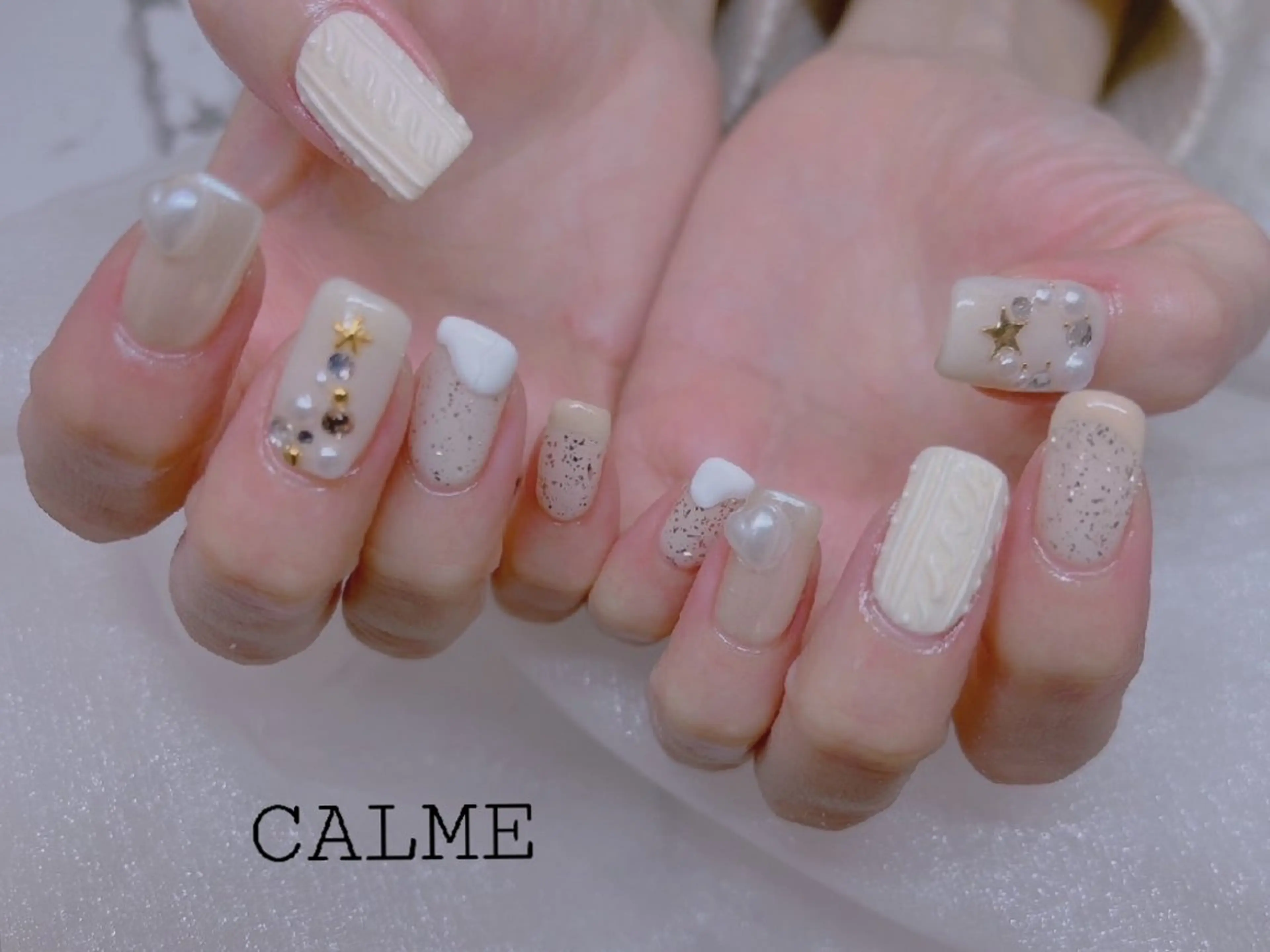ネイル 持ち込み CALME ♡のネイルデザイン