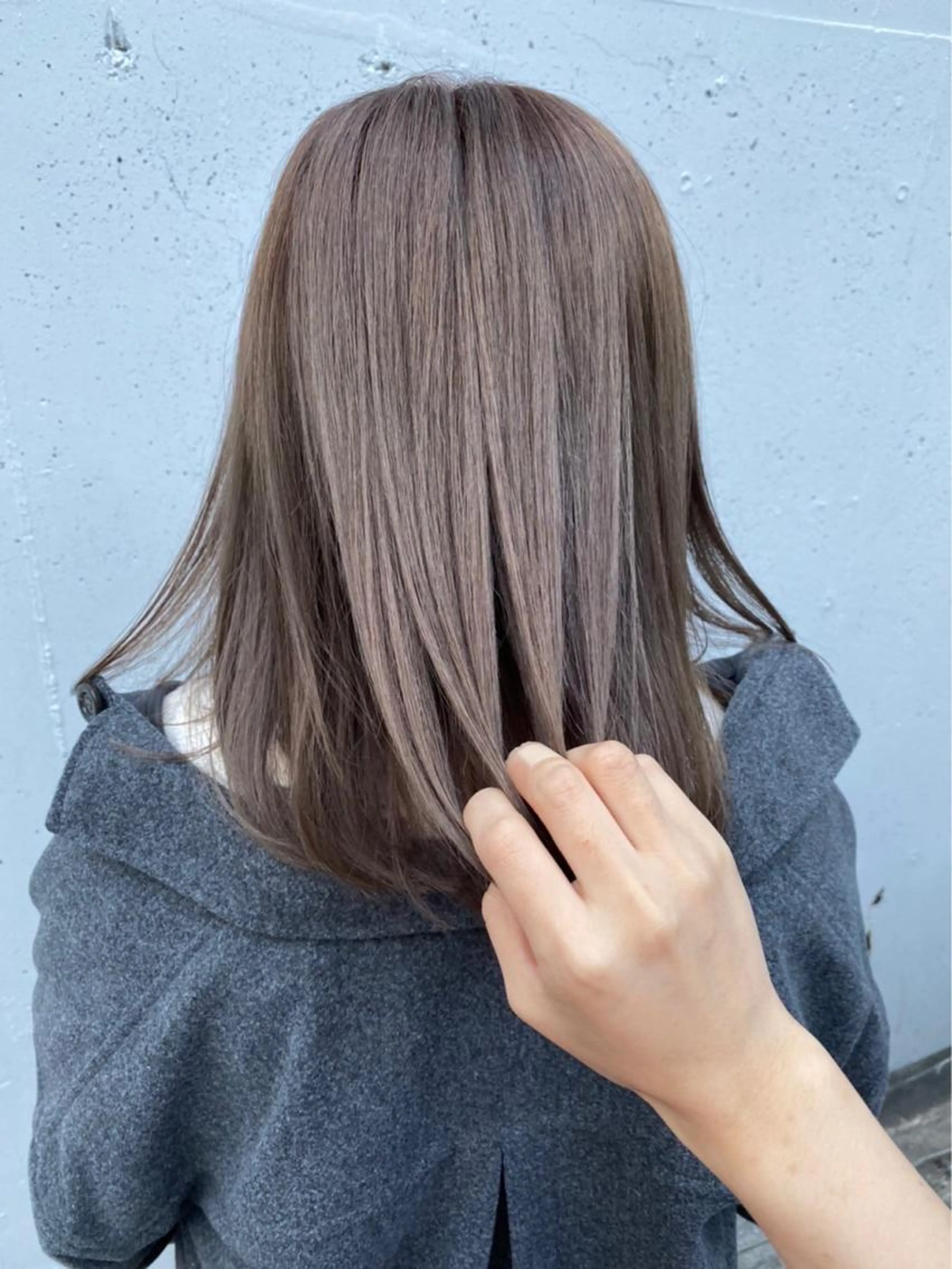 【リニューアル記念/土日OK★】似合せカット＋透明感カラー＋トリートメントの写真