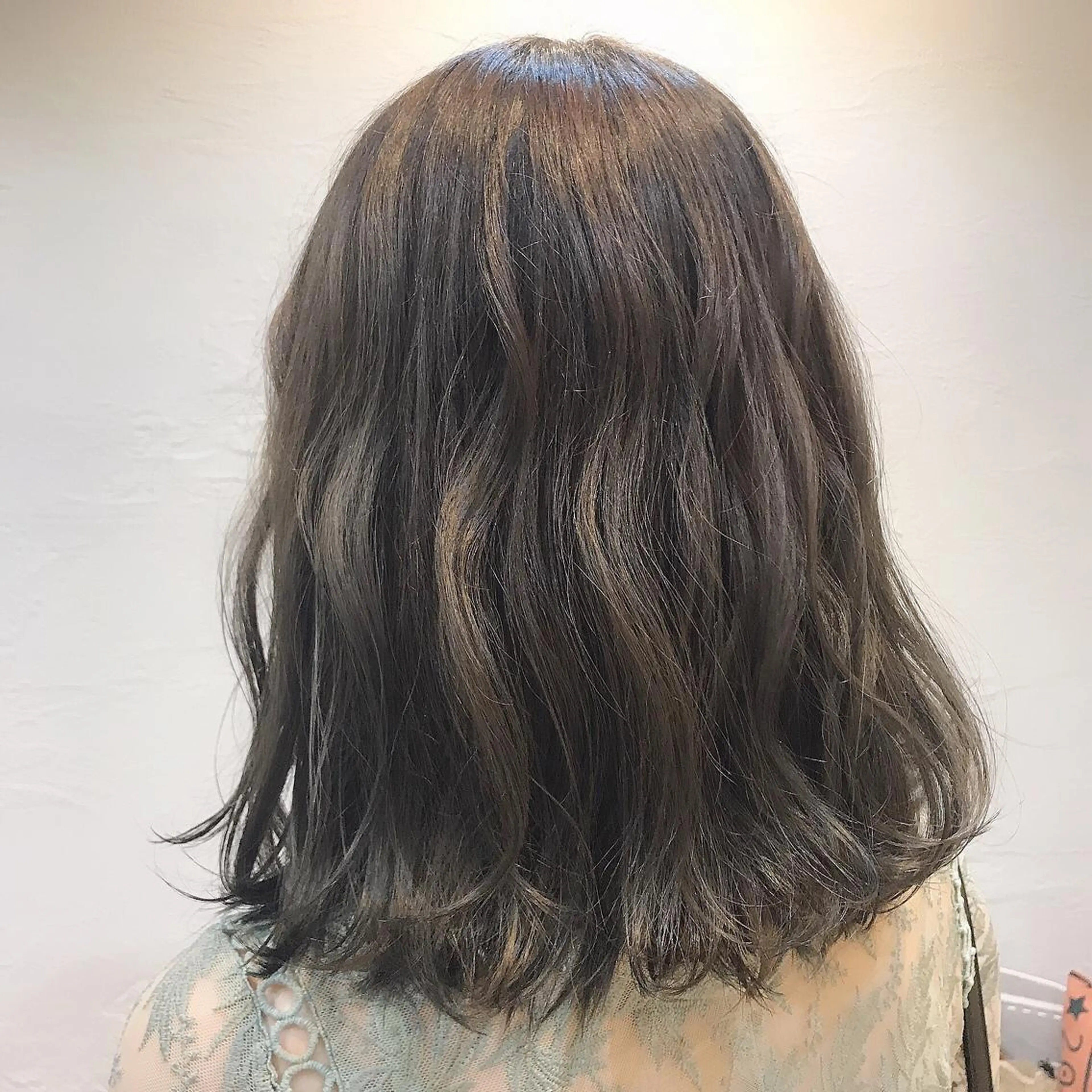 ミディアム カラー アッシュ 韓国ヘア☁️ mitsukiのヘアスタイル