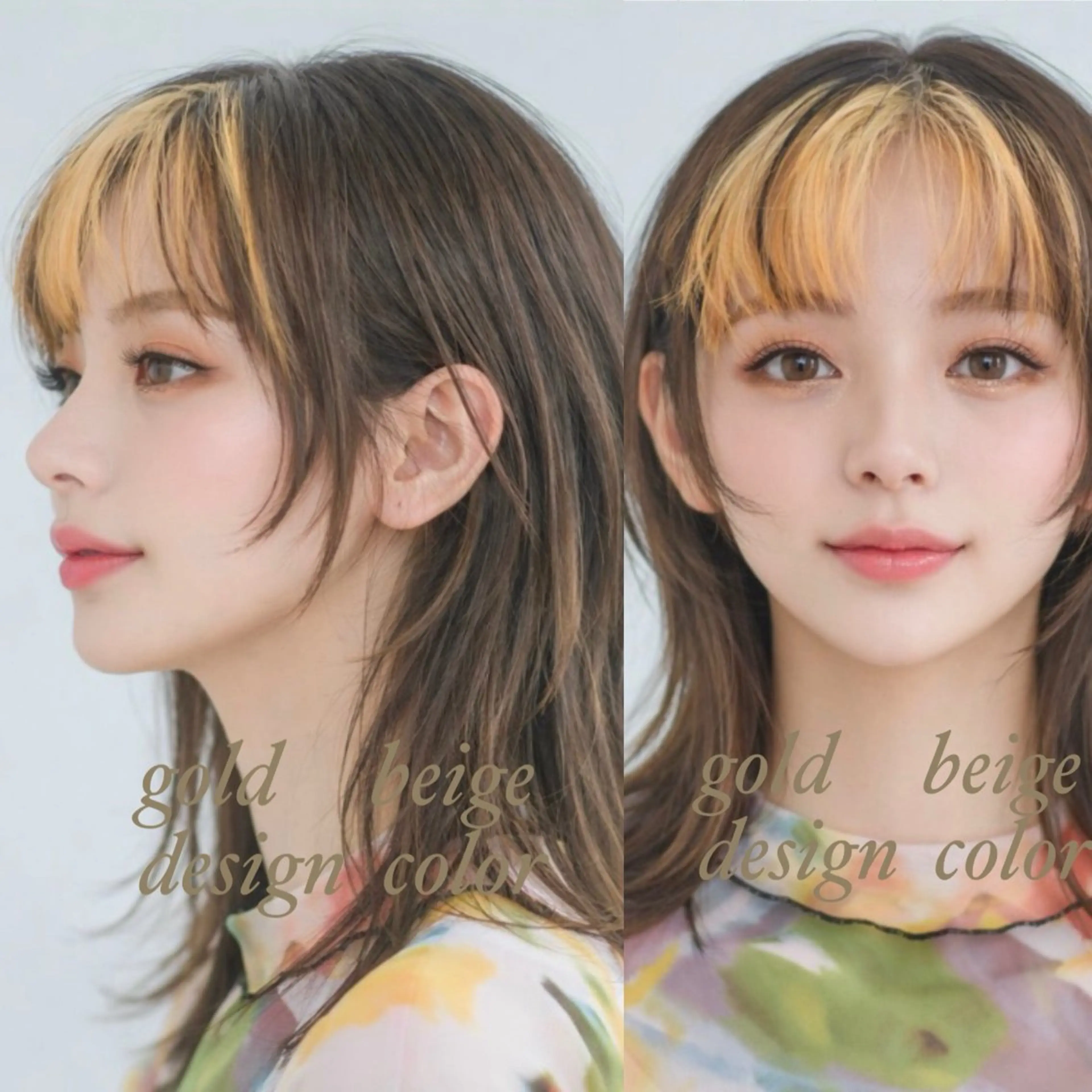 ミディアム カラー カット ヘアカラー M.SLASH 辻 孝志のヘアスタイル