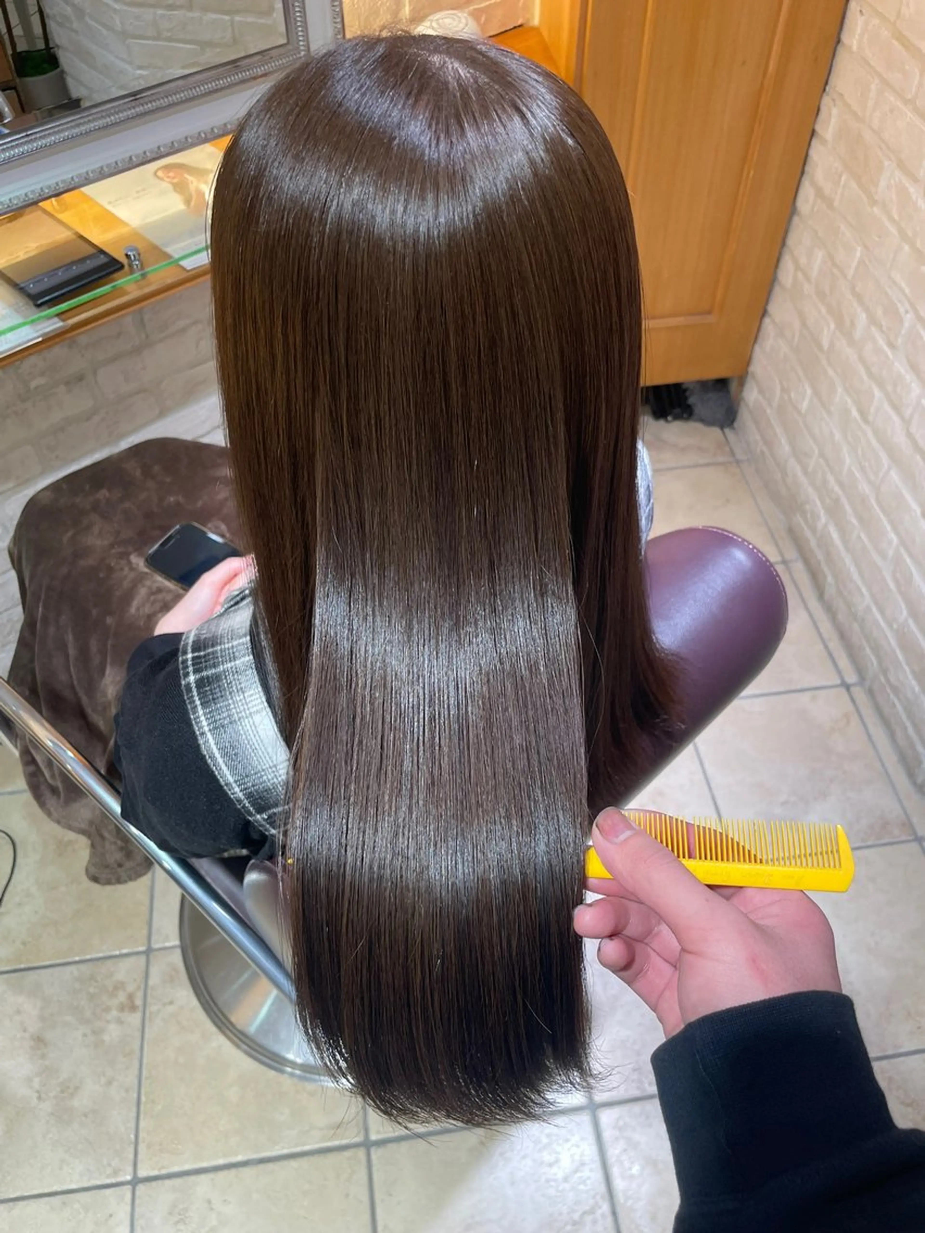 セミロング カラー 透明感カラー ラベンダーカラー ヘアカラー 佐藤貫成【縮毛矯正/ カラー/髪質改善】のヘアスタイル