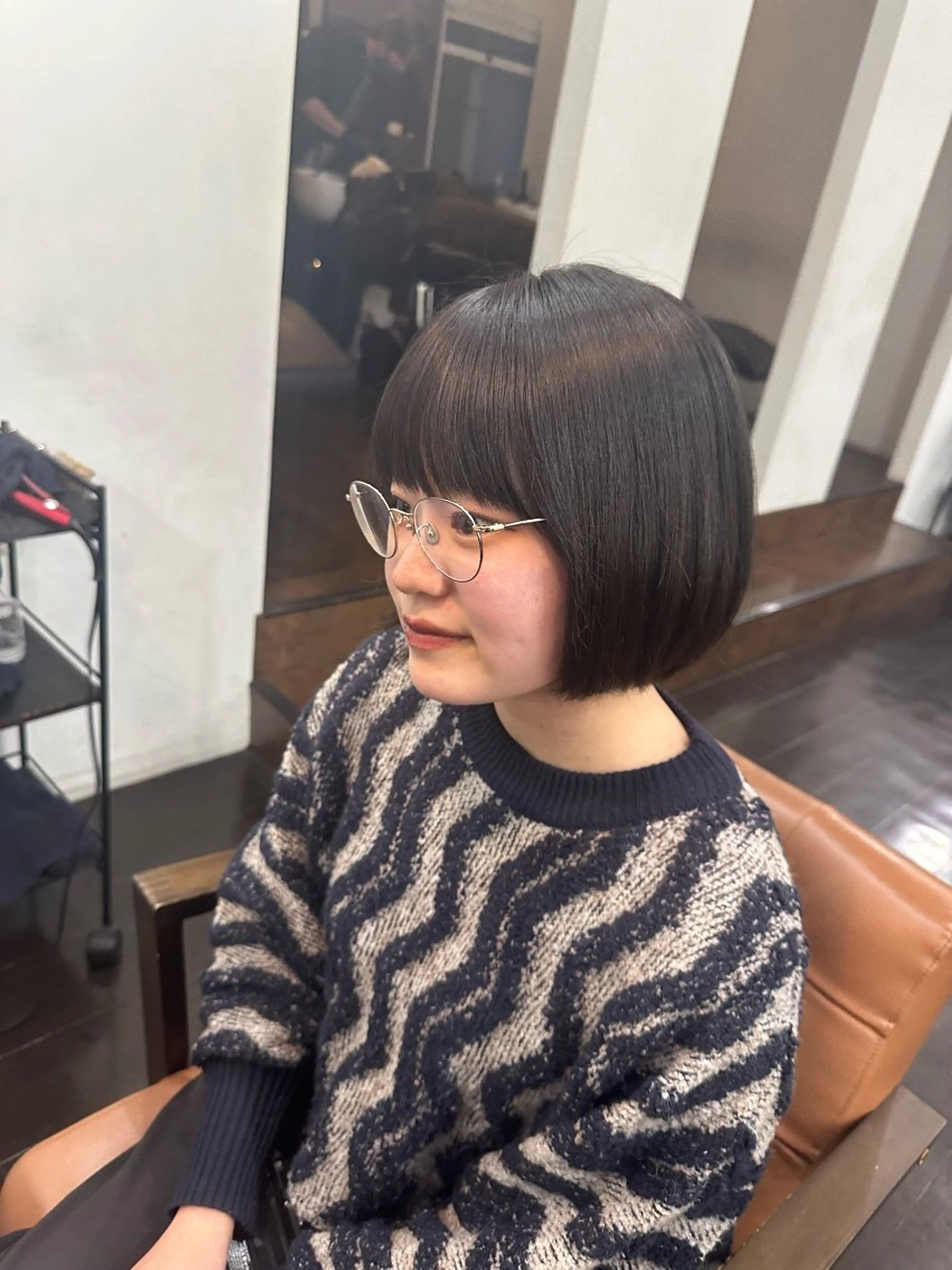 ショート 名駅/艶カラー/原田 永遠のヘアスタイル