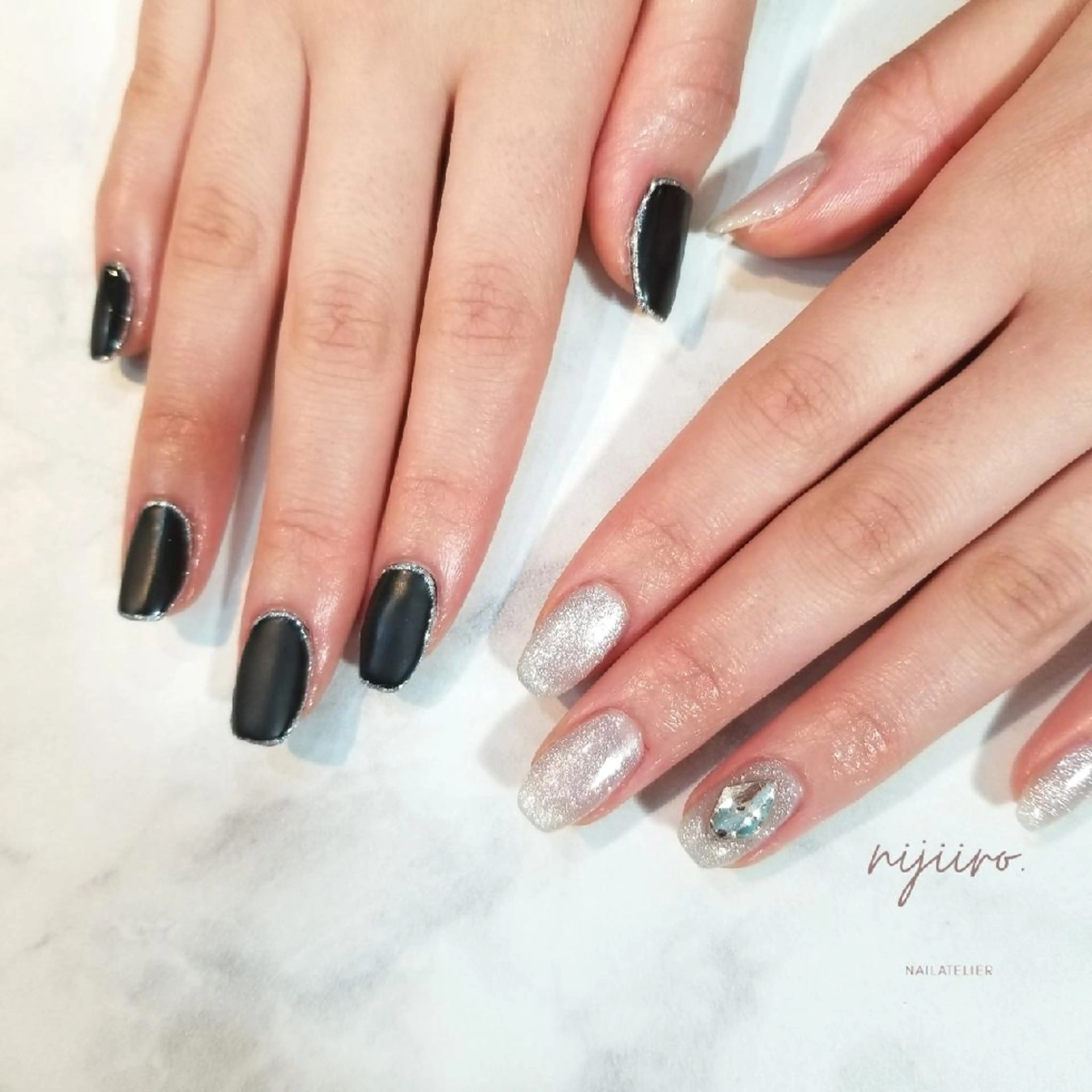 ネイル ハンドネイル nailatelier nijiiro.所属・nijiiro🌈 サトウのネイルデザイン