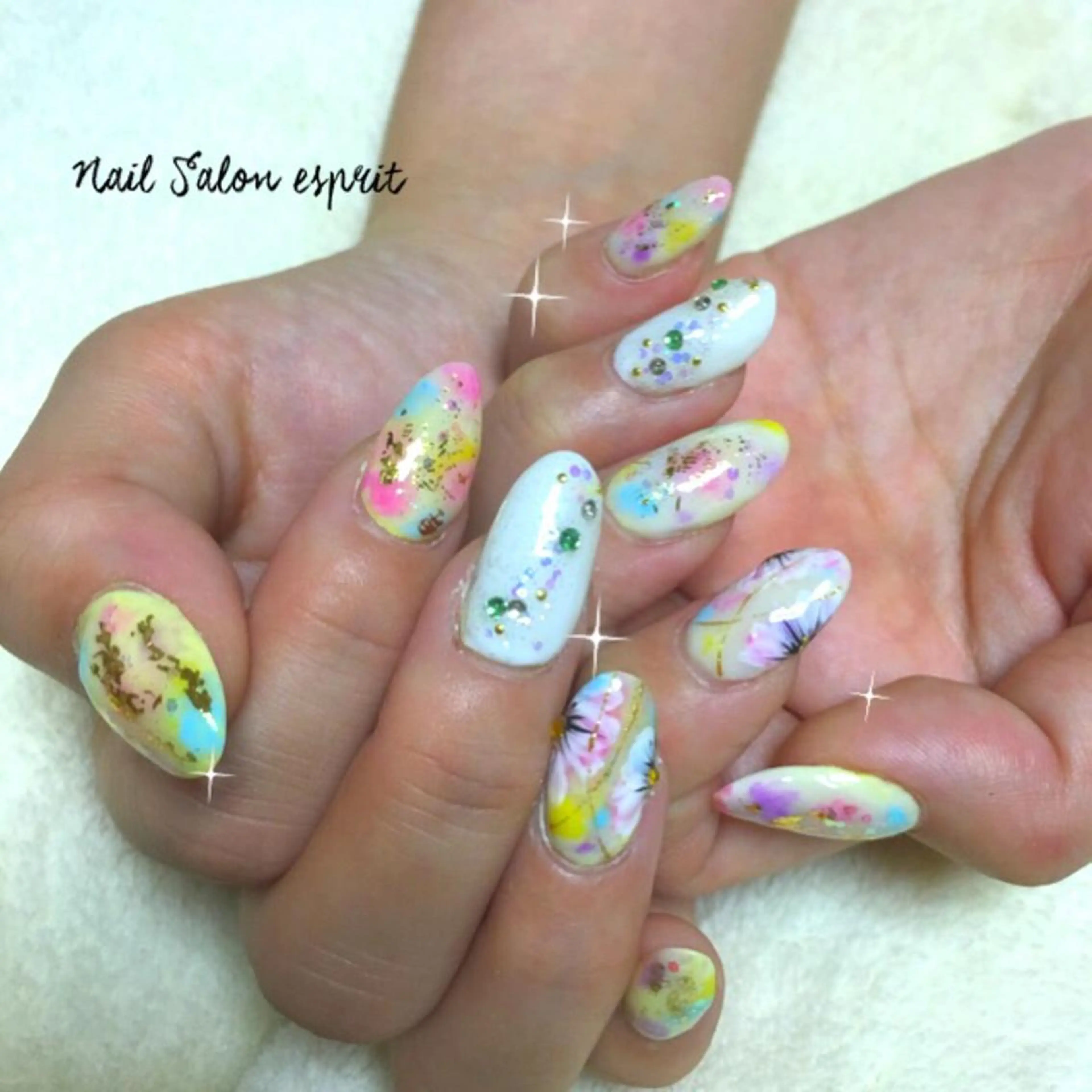 ネイル スカルプネイル Nail Salon espritのネイルデザイン