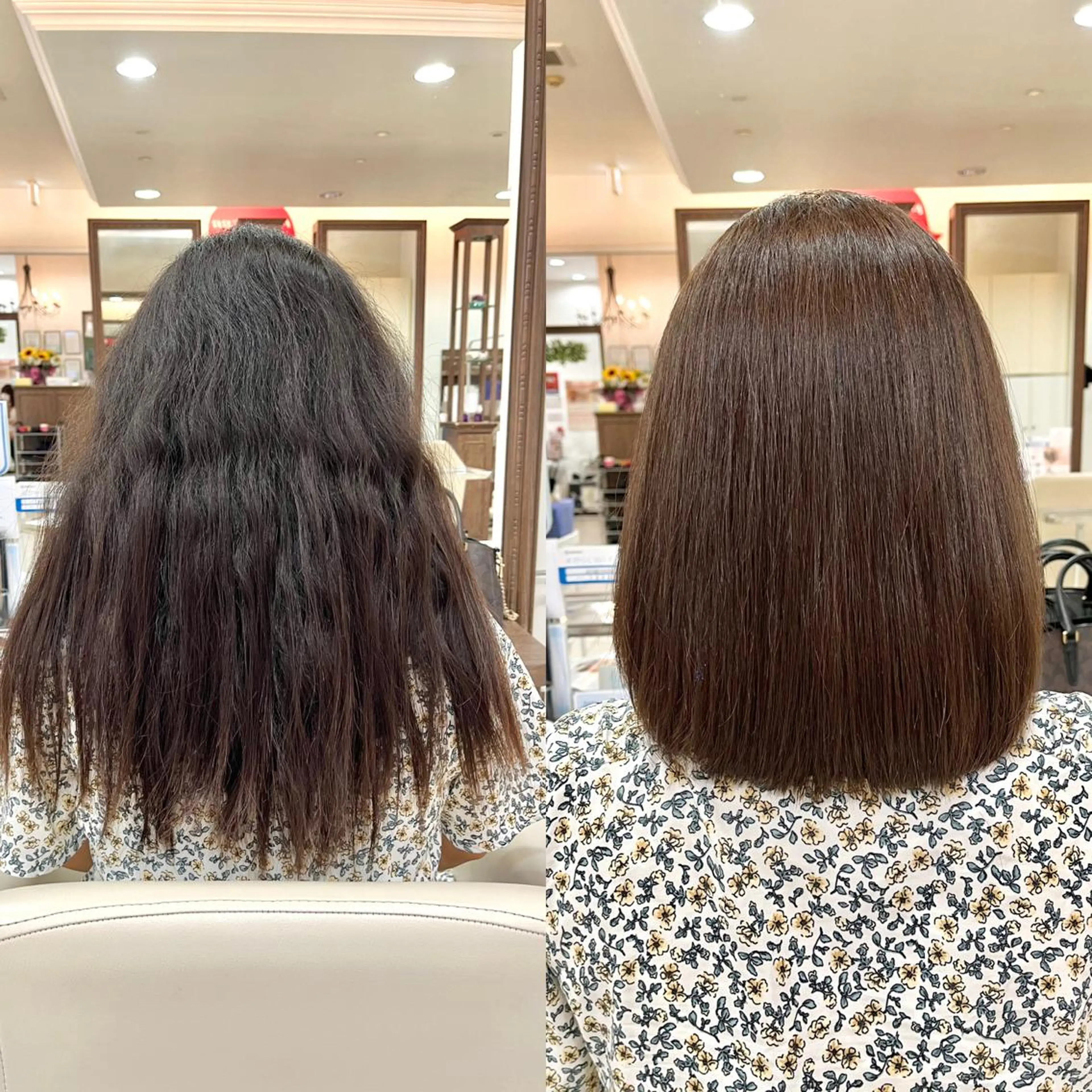 ミディアム くせ毛 髪質改善 縮毛矯正 トリートメント カット 縮毛矯正 トリートメント ✨髪質改善・縮毛矯正 専門美容室マーベルのヘアスタイル