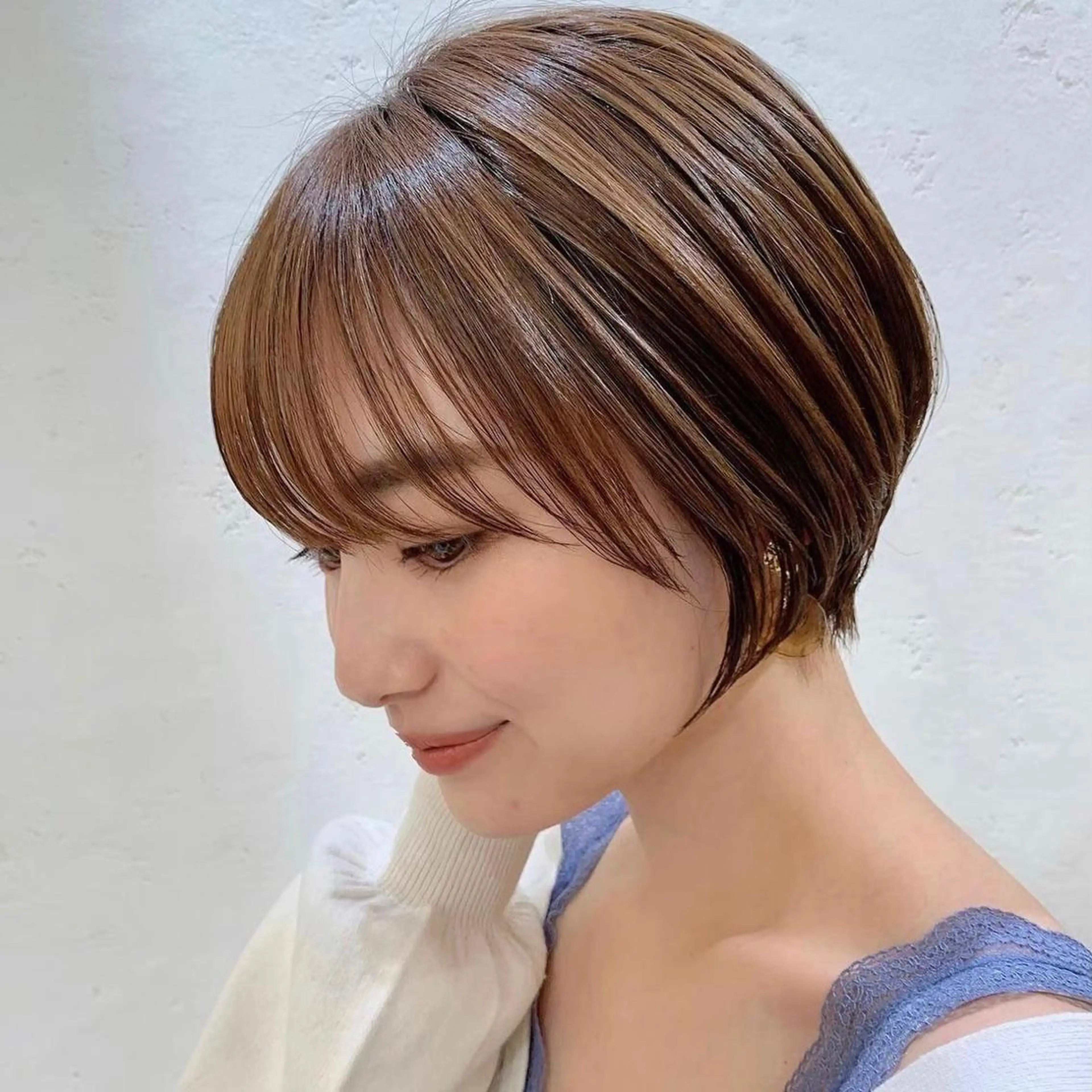 ショート カット ヘアカラー トリートメント サロウィン銀座RAYⅡ所属・❣️髪質改善/ 美髪矯正/沼座悠人のヘアスタイル