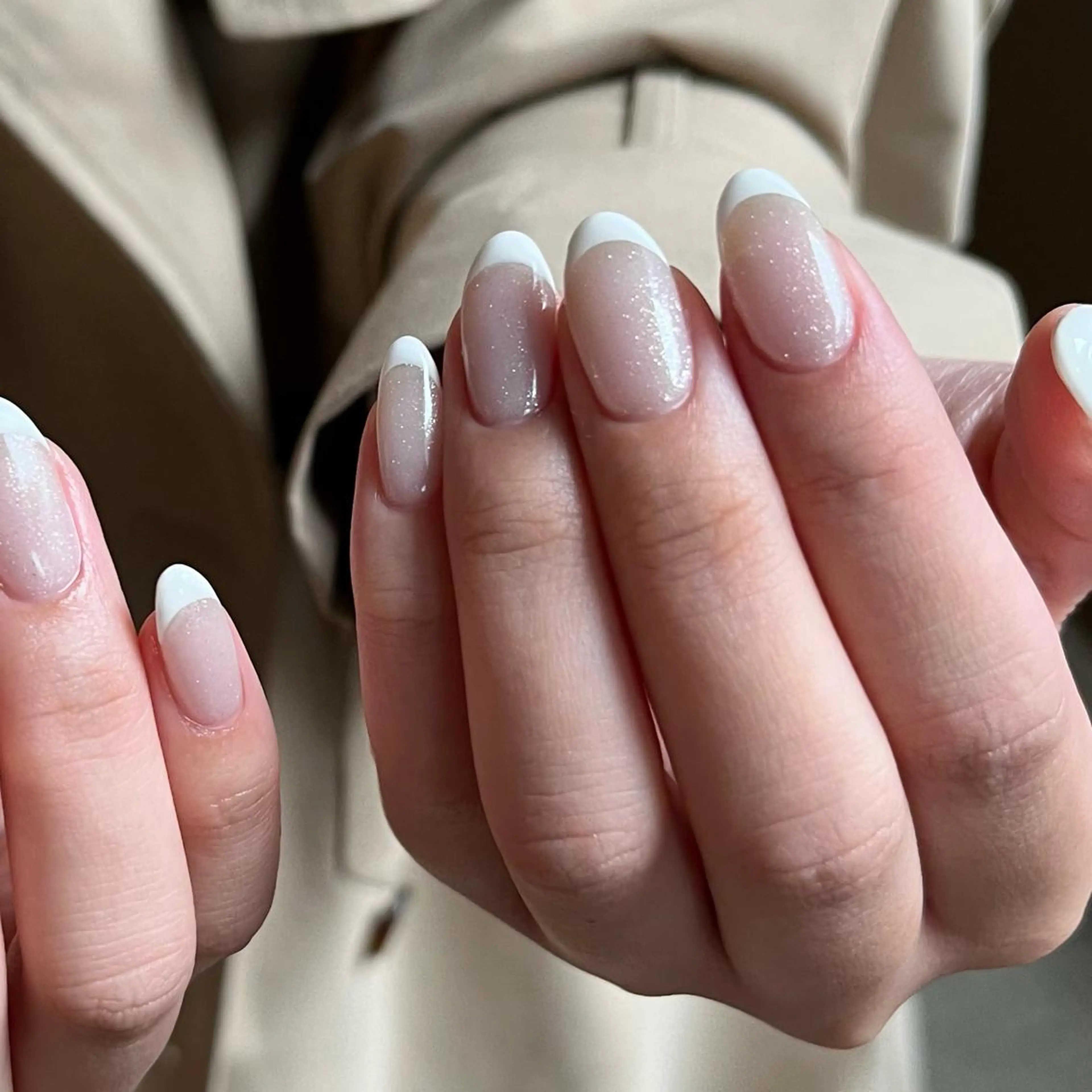 ネイル ラメ(グリッター) ハンドネイル nail salon O (en)所属・vegh. nail／阿波座のネイルデザイン