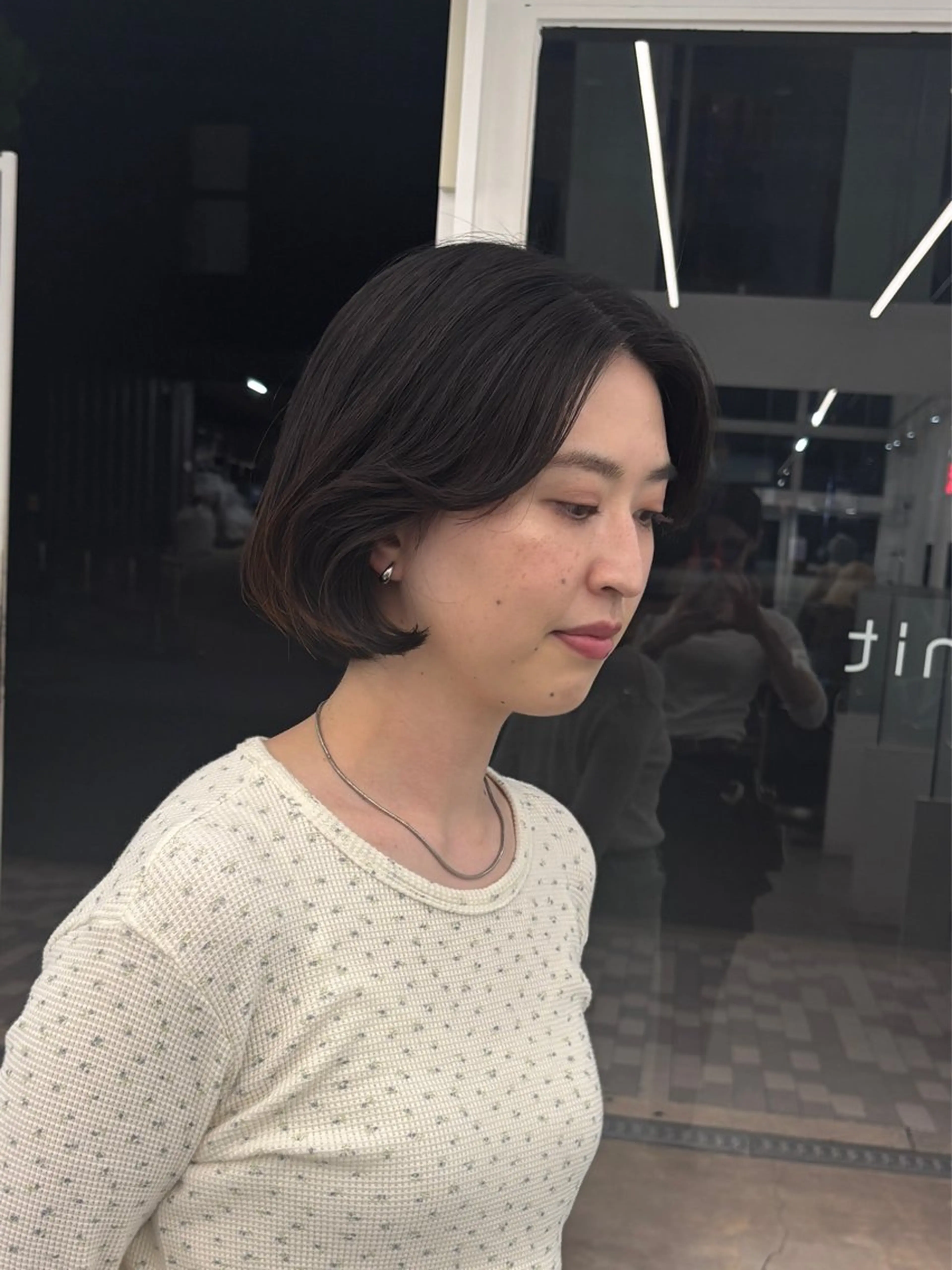 ショート ボブ AHNKISM所属・トレンド🌷 ボブ　パーマ🩰のヘアスタイル