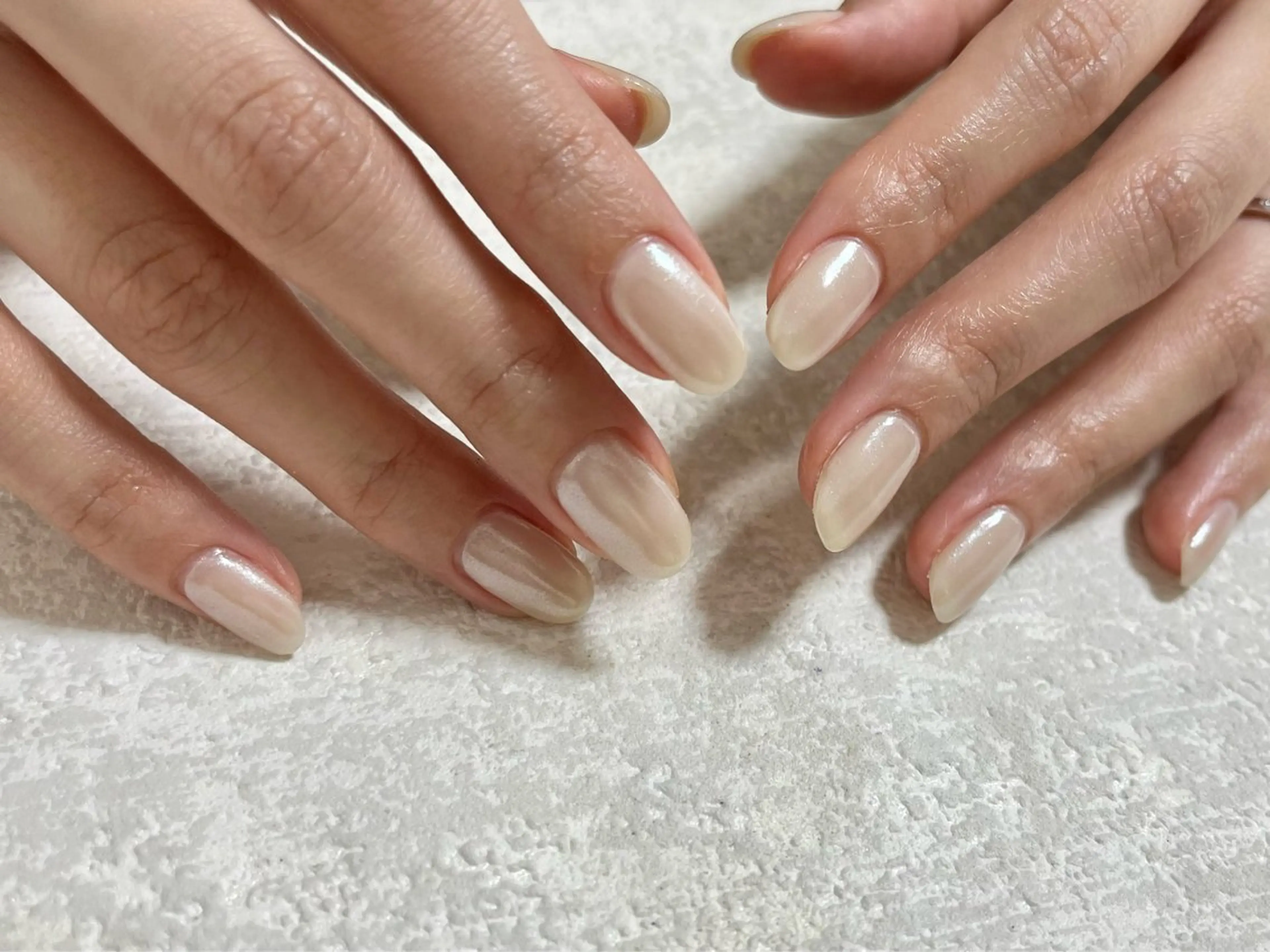 ネイル オーロラネイル フットネイル フレンチネイル ジェルネイル 韓国ネイル ハンドネイル Mogu nail 二子玉川のネイルデザイン