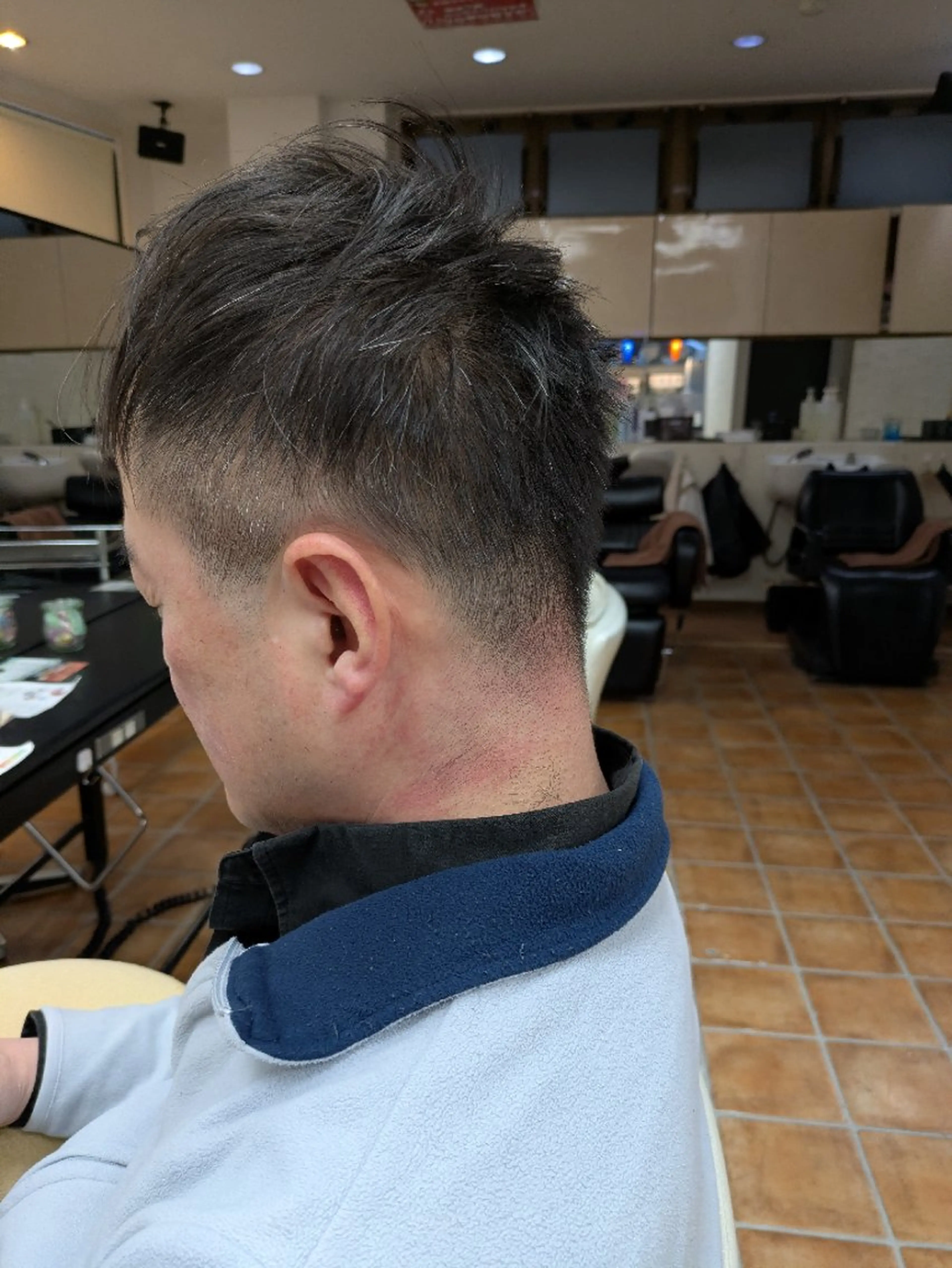 メンズ ツーブロック 大人女性カット/ヘア セット✨️片本🌸のヘアスタイル