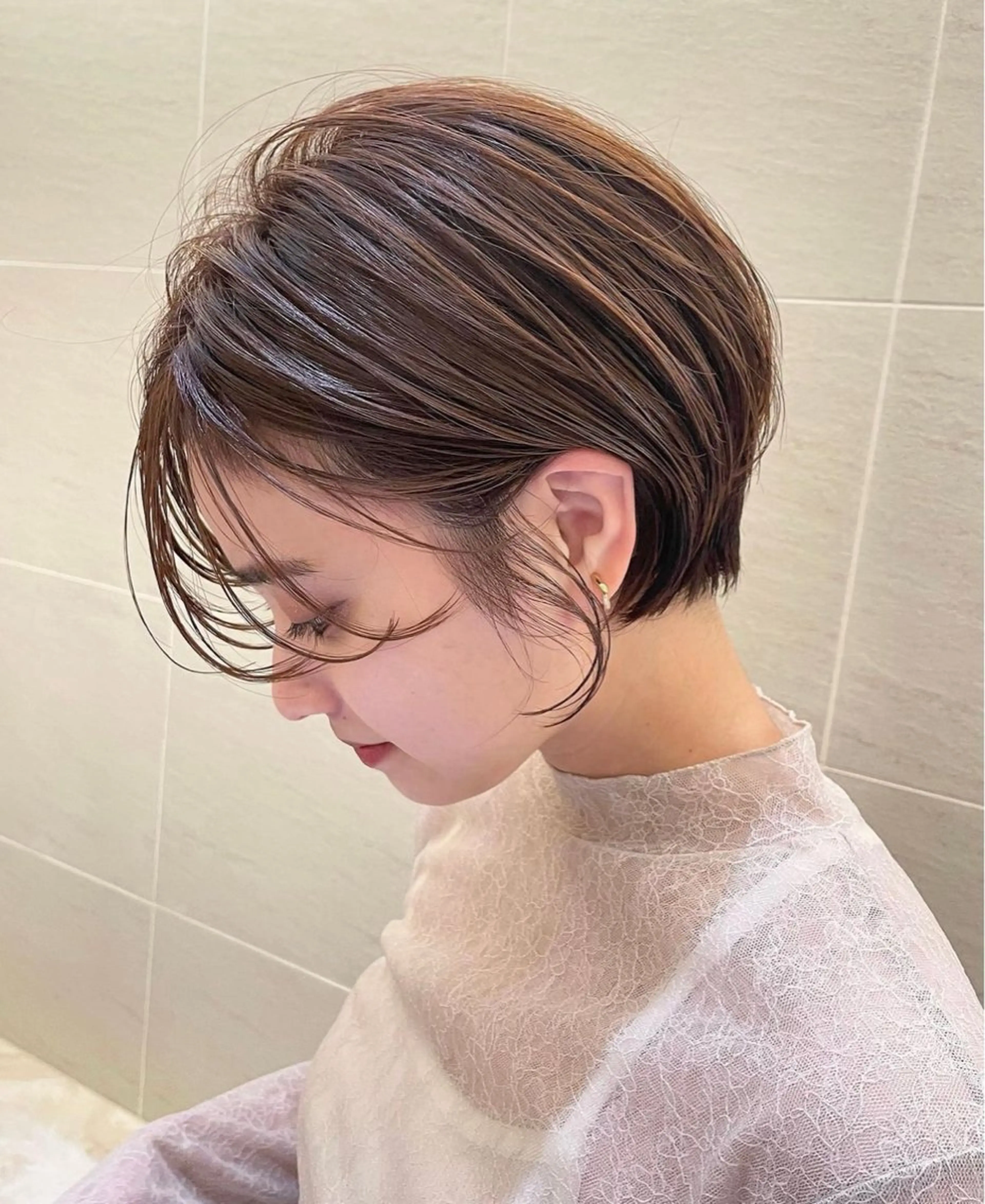 ショート カラー ボブ ショートヘア 撮影モデル様募集 直樹のヘアスタイル