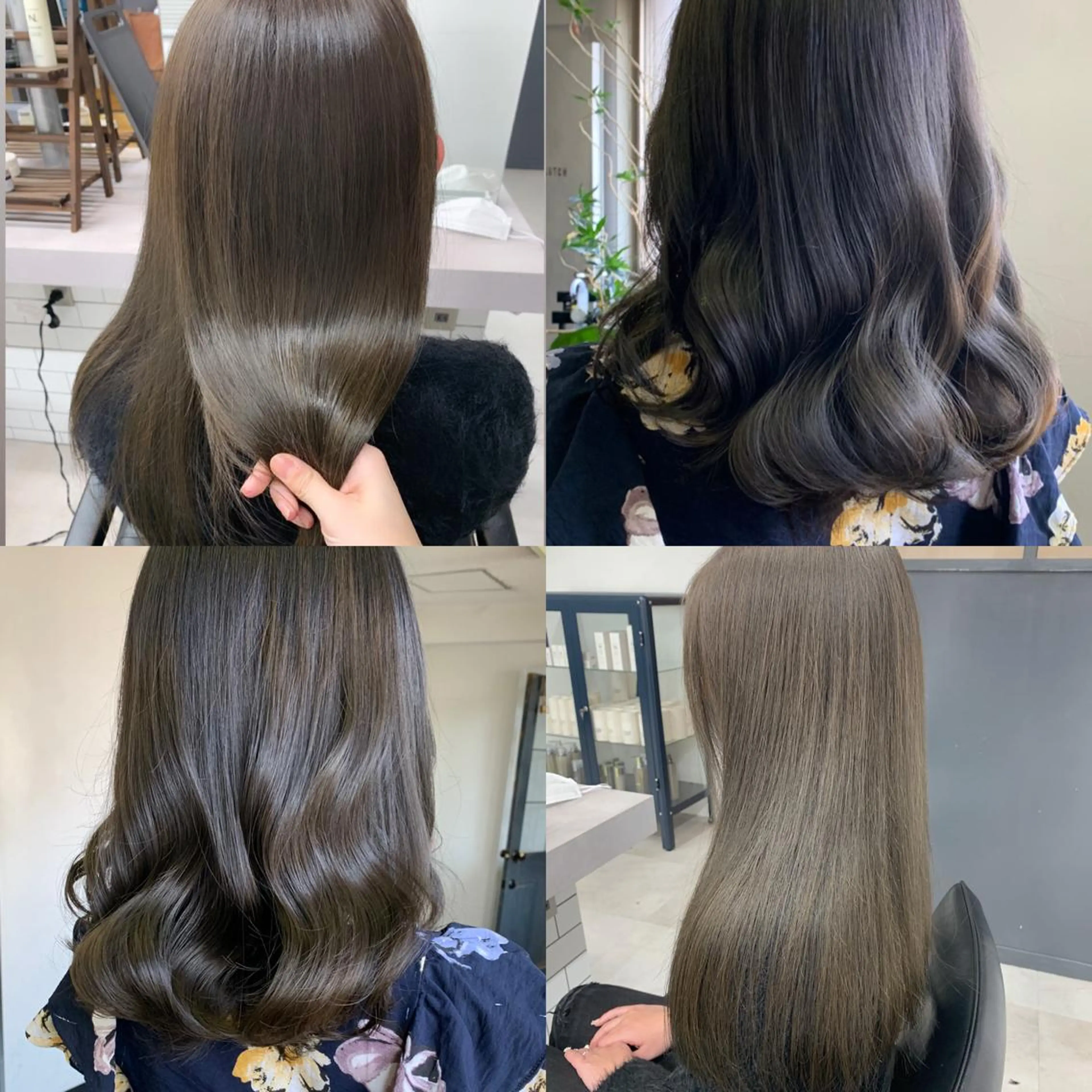 セミロング カラー ベージュカラー 透明感カラー グレージュ オリーブベージュ オリーブカラー カット ヘアカラー トリートメント FRAME+spa&hair roomなんば駅前店所属・🌸MAYU🌸 ハイトーン➕レイヤーのヘアスタイル