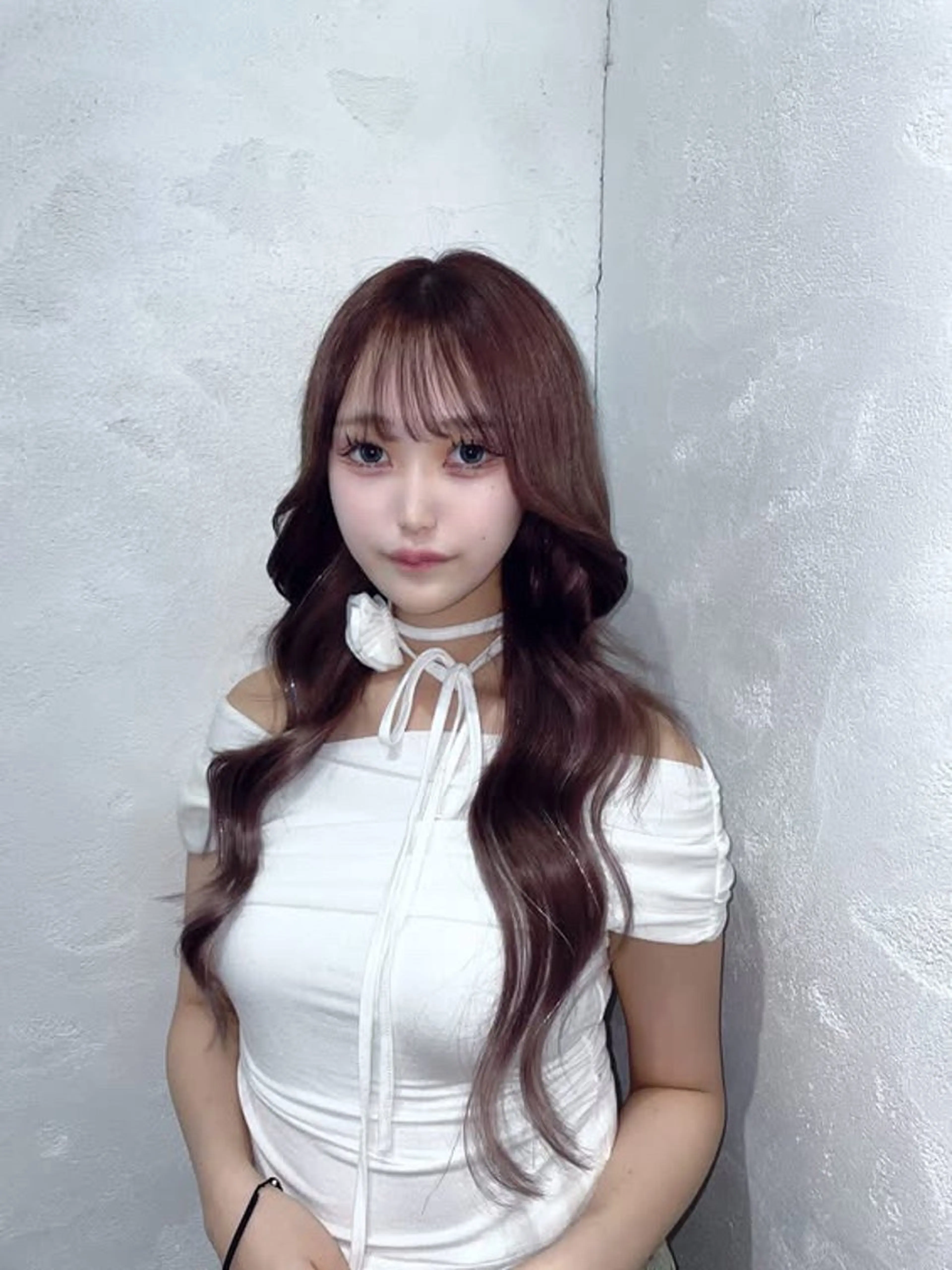 ロング カラー ヘアカラー エクステ ✨最安値✨エクステ カラー🌼つきな🌼のヘアスタイル