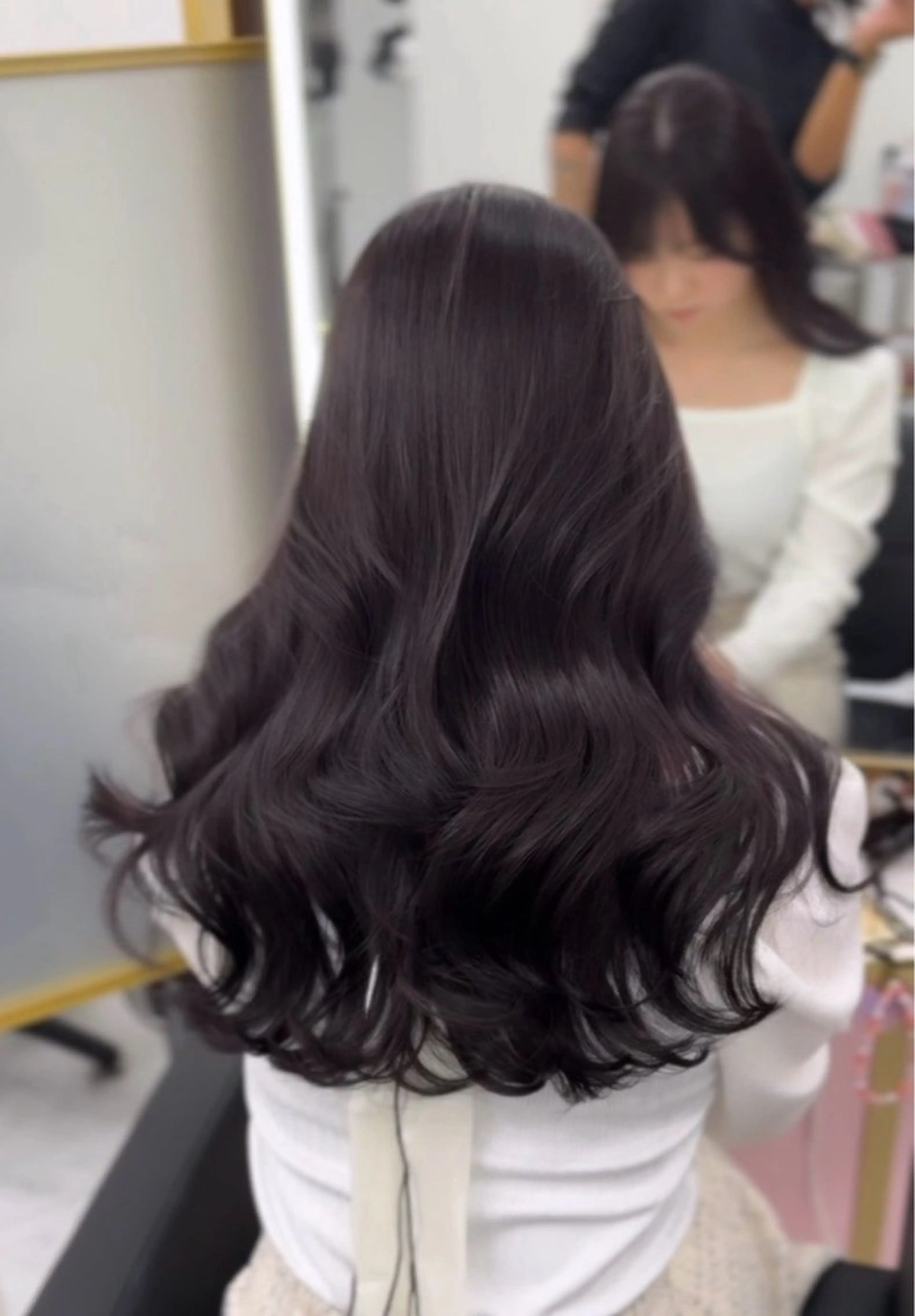 カラー ヘアカラー なかやま ちかのヘアスタイル