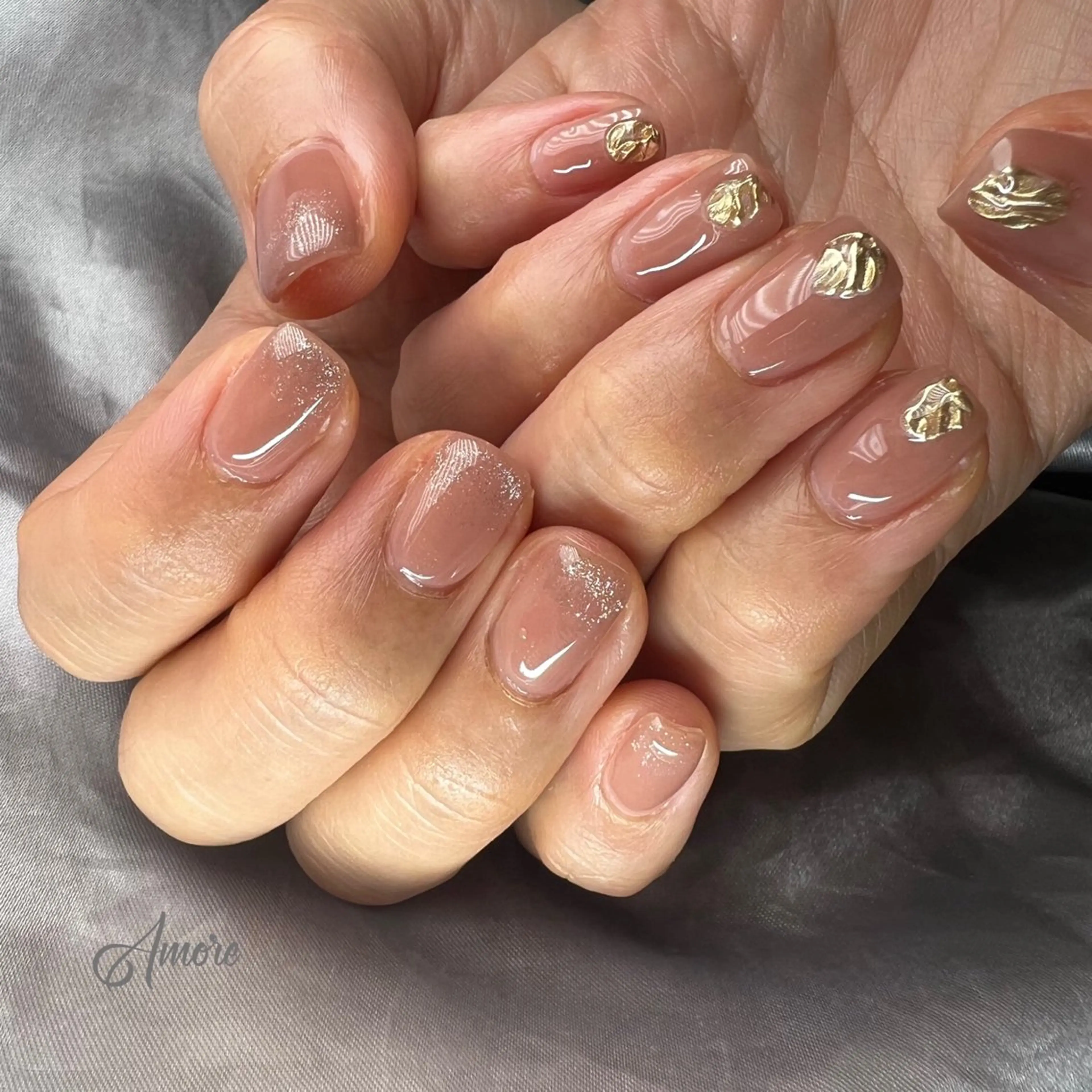 ネイル ジェルネイル 韓国ネイル パラジェル You kyehwaのネイルデザイン