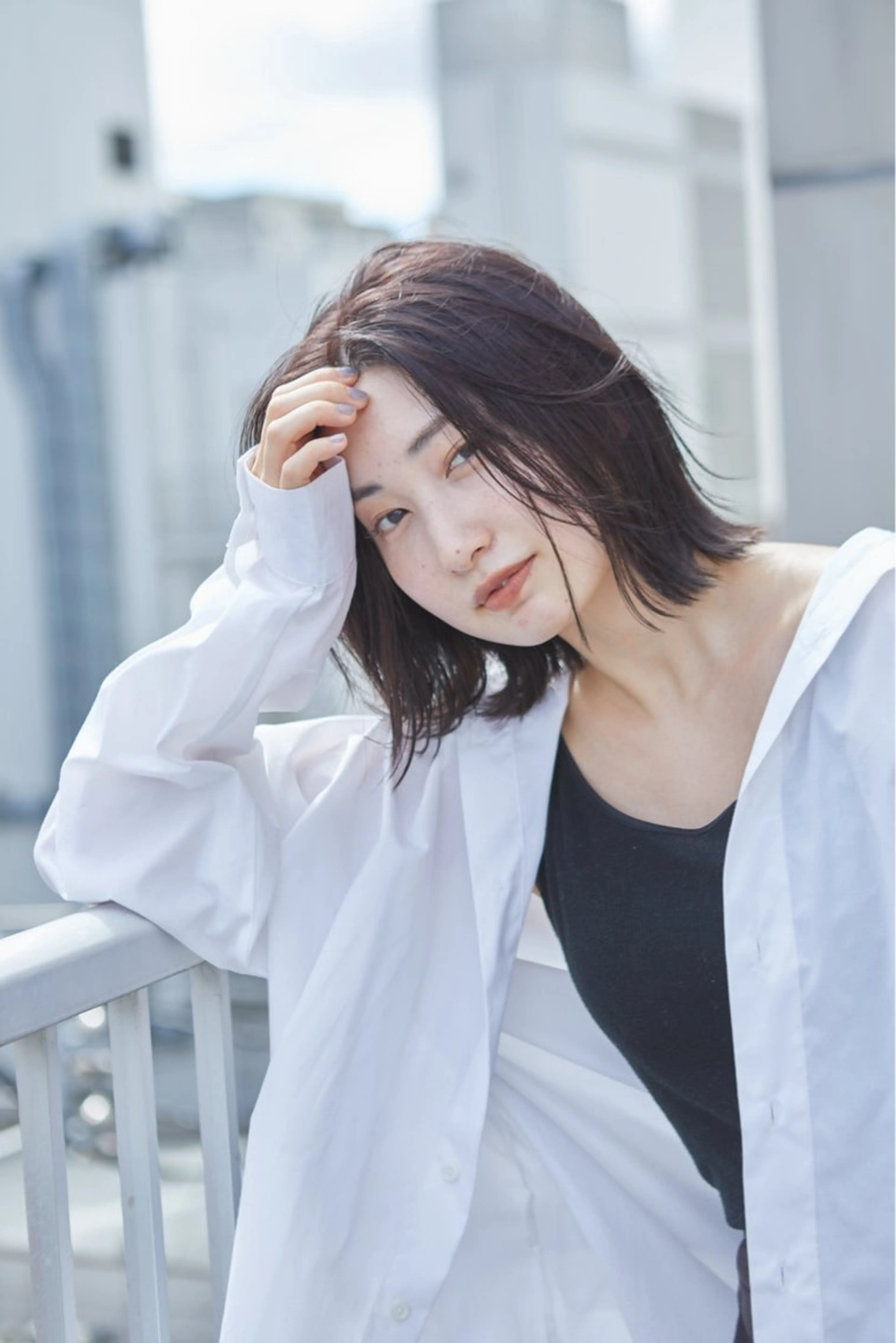 ミディアム カラー イルミナカラー 𝙱𝙻𝙴𝙽 𝚋𝚢 𝚍𝚘𝚝.所属・🤍BLEN 窓🤍のヘアスタイル