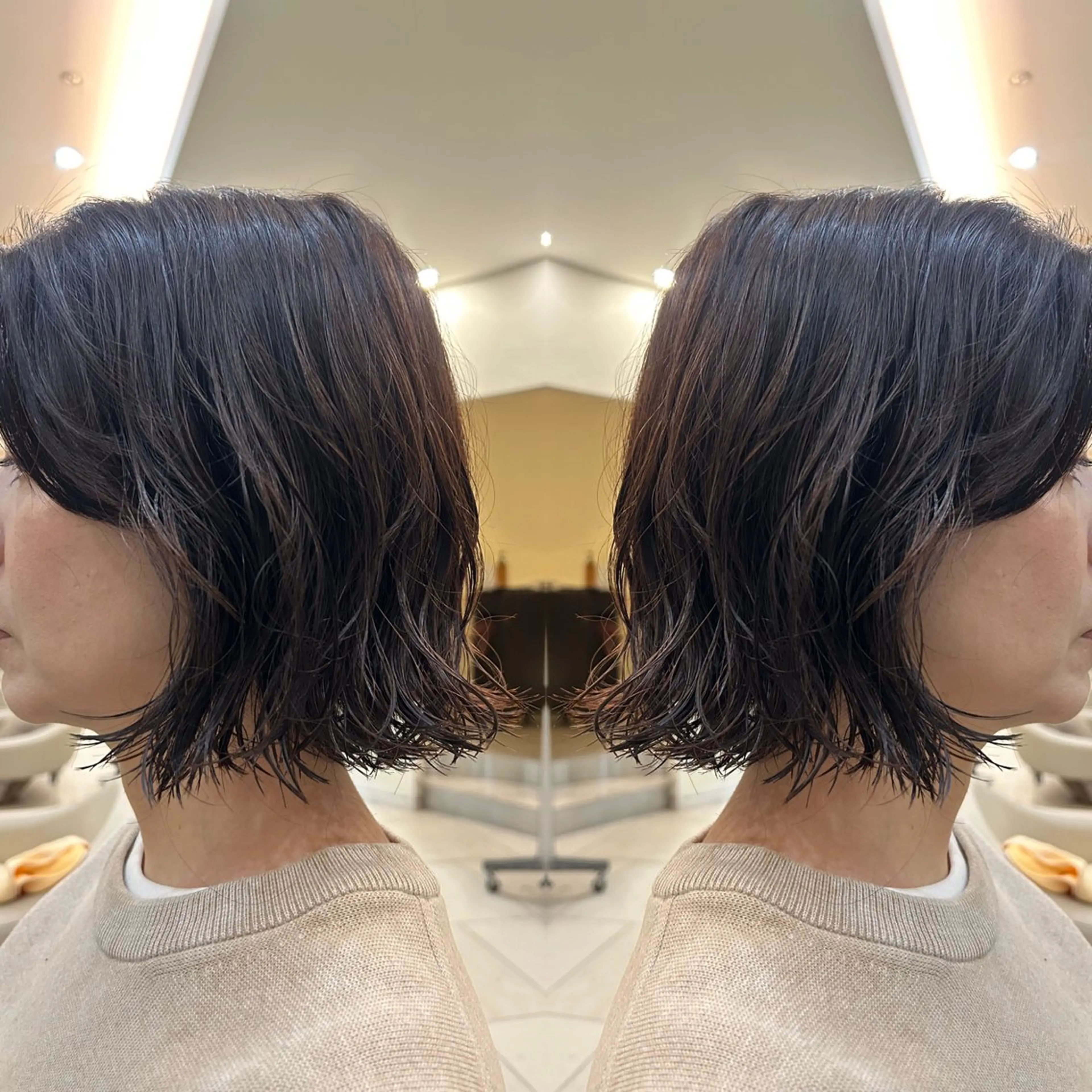 ショート カット パーマ 似合わせ アヤナのヘアスタイル