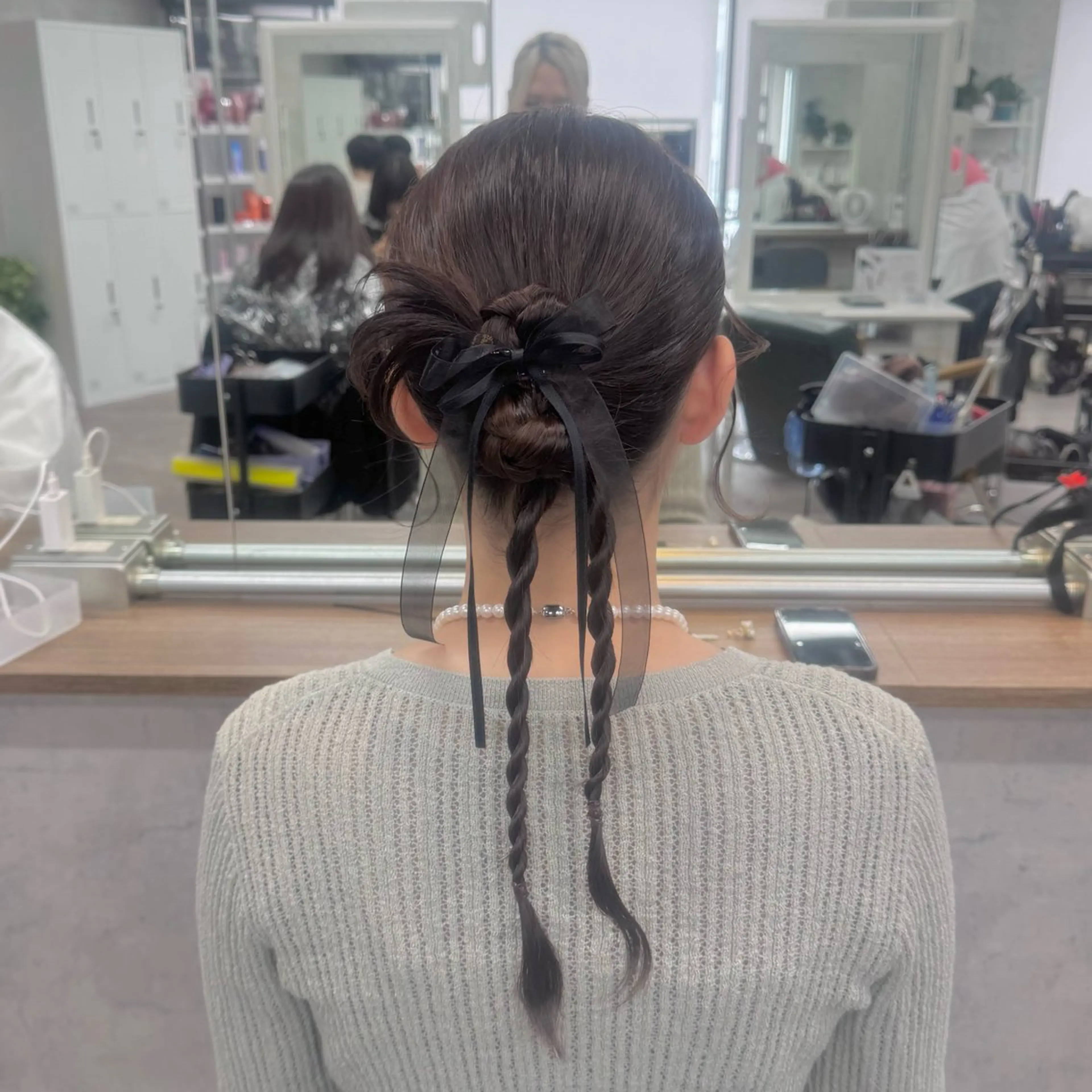 ロング ヘアアレンジ ヘアセット JUNSHIN🦋 ヘアセット／カラーのヘアスタイル