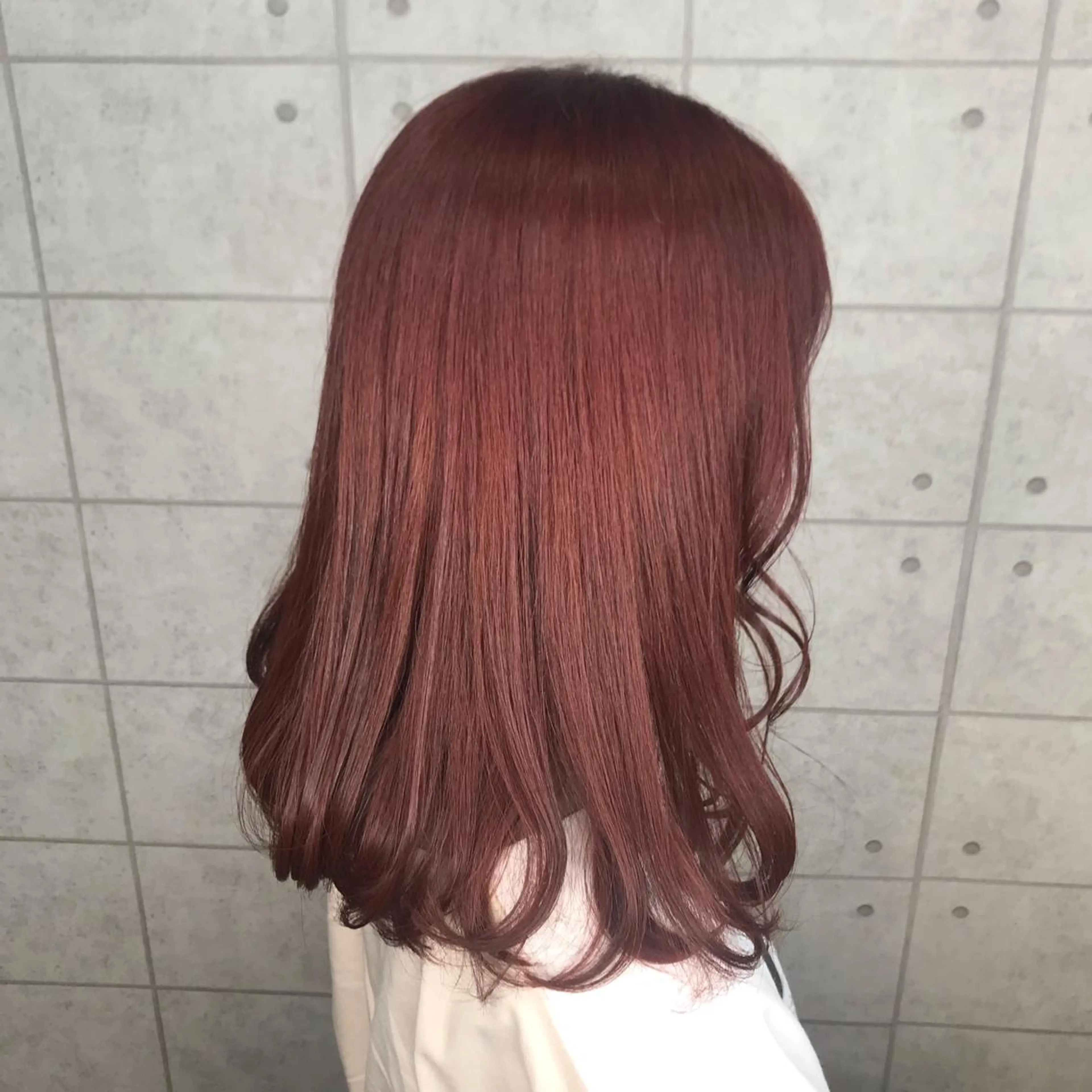 セミロング カラー knock【ノック】所属・烏丸韓国ヘア🇰🇷 ayaka🎀のヘアスタイル