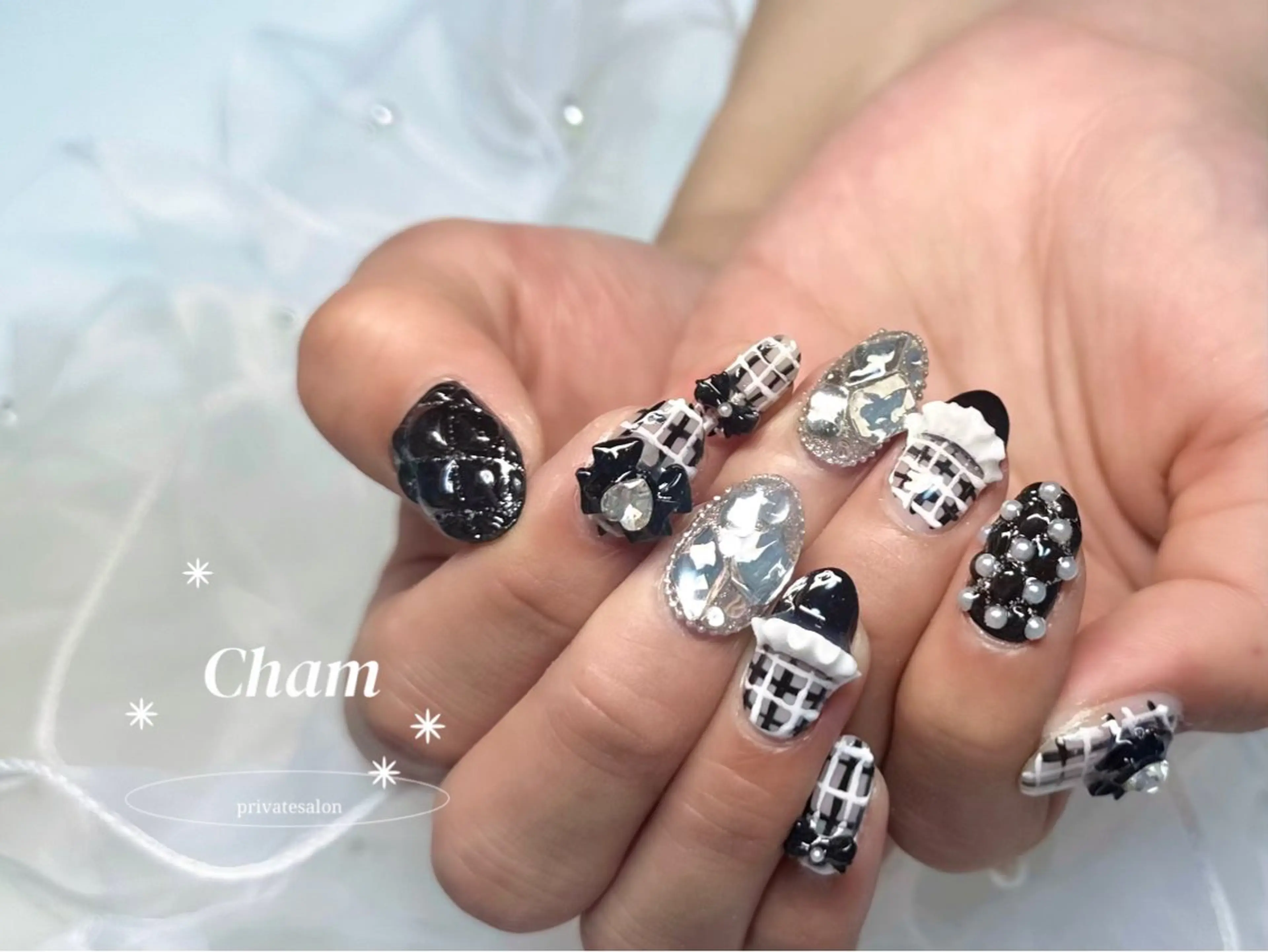 ネイル ハンドネイル Cham Haruneのネイルデザイン