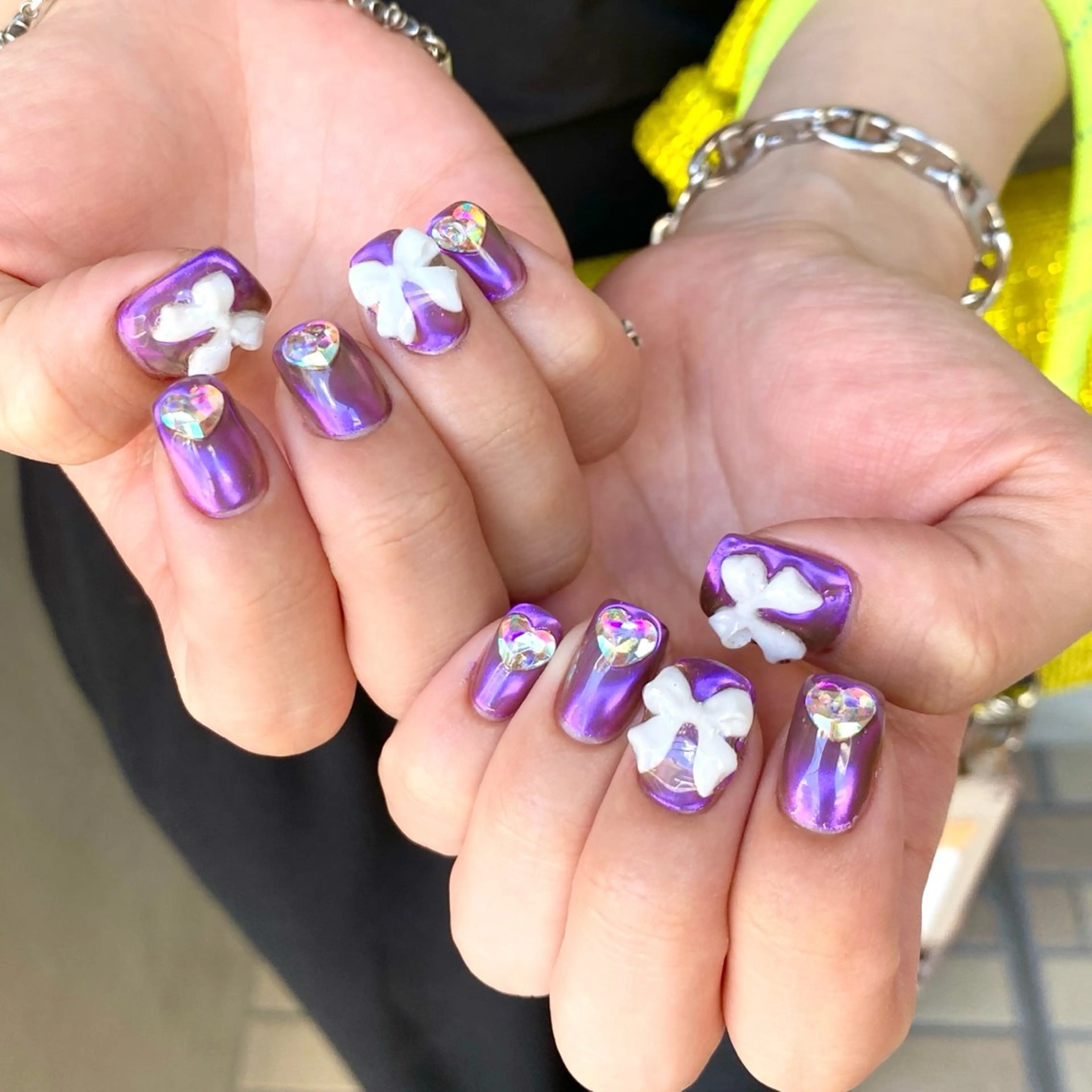 ネイル アートネイル クリアネイル フットネイル ハート キラキラネイル ハンドネイル nailist SAYAのネイルデザイン