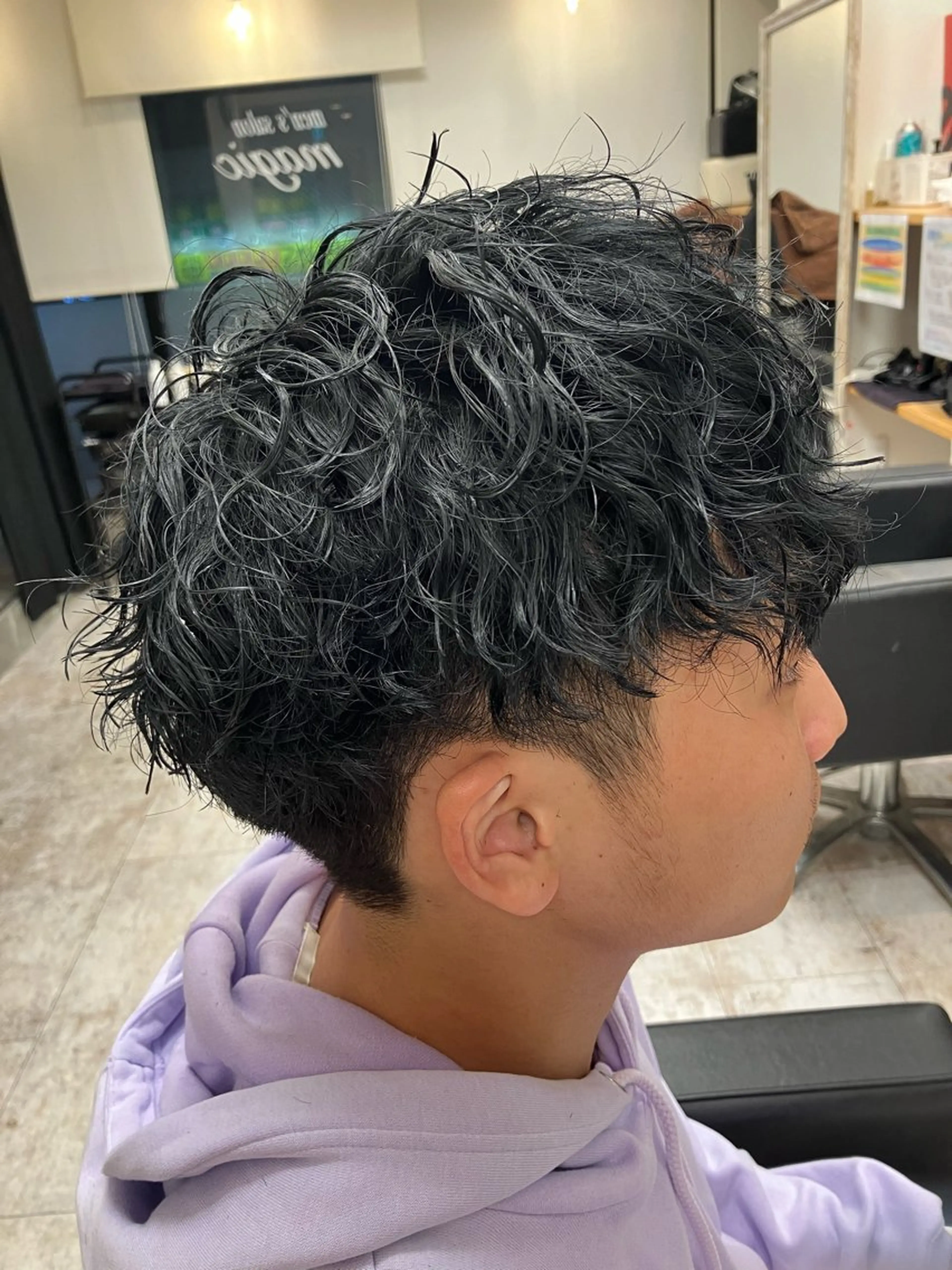 パーマ メンズ カット パーマ メンズ特化/パーマ/ フェードWATARUのヘアスタイル