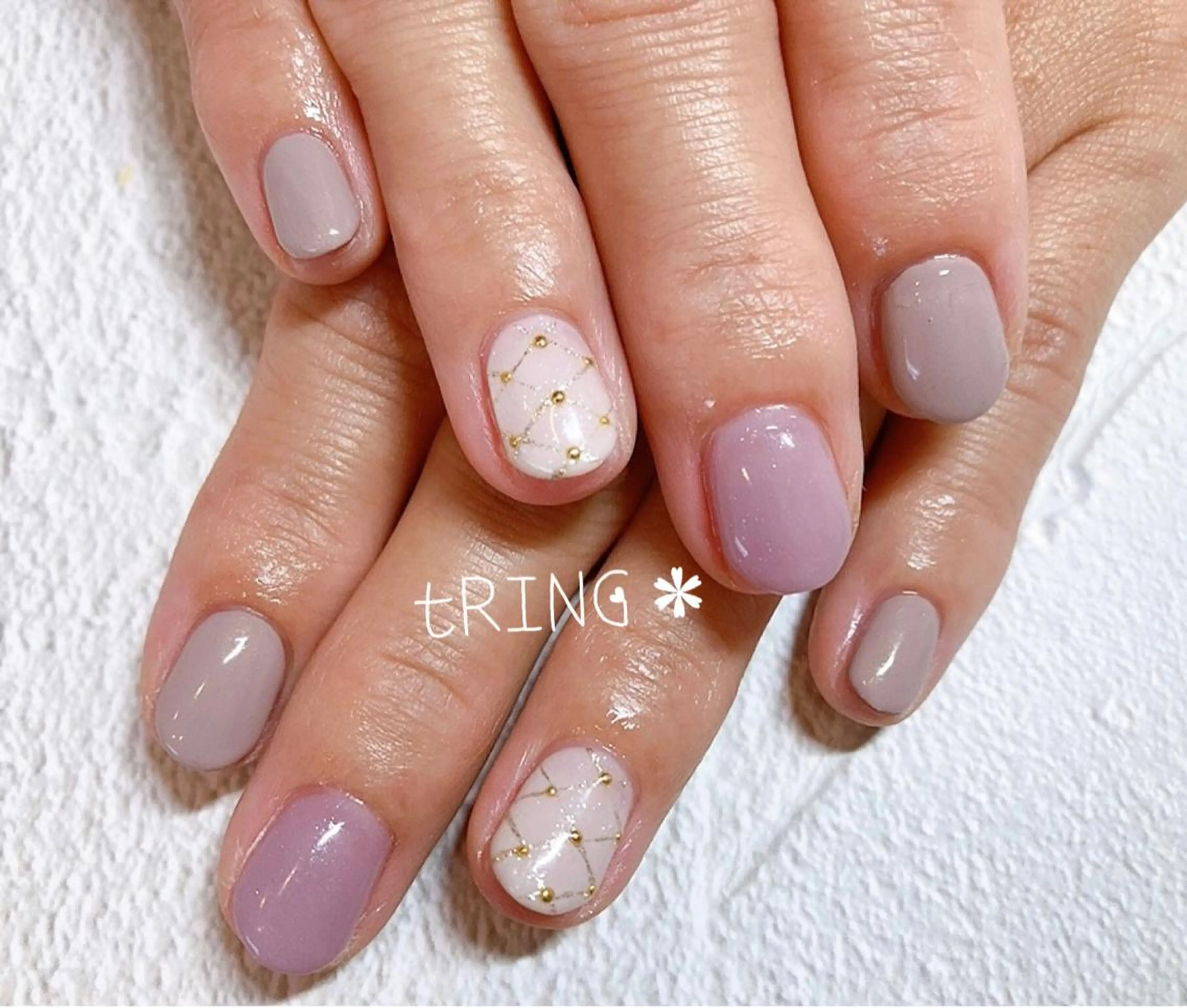 ネイル ハンドネイル tRING* しいの木台のネイルデザイン