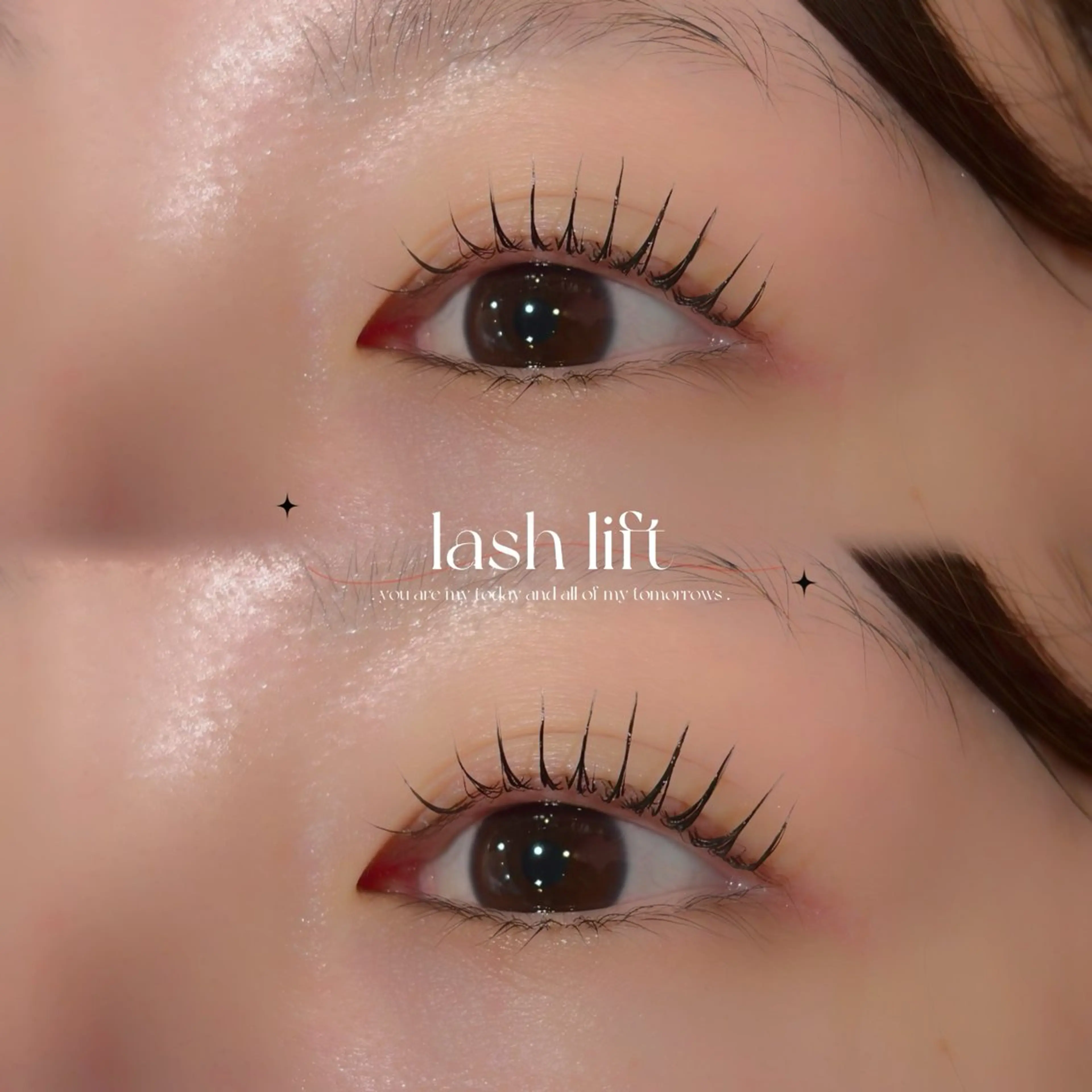 営業後🎀まつ毛パーマ👀ラッシュリフト🍒の写真